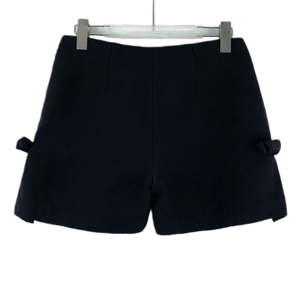 Fendi Fendi Black Side Bow Decorated Casual Shorts K26WX Size 28" / US 6 / IT 42 - 2 Thumbnail