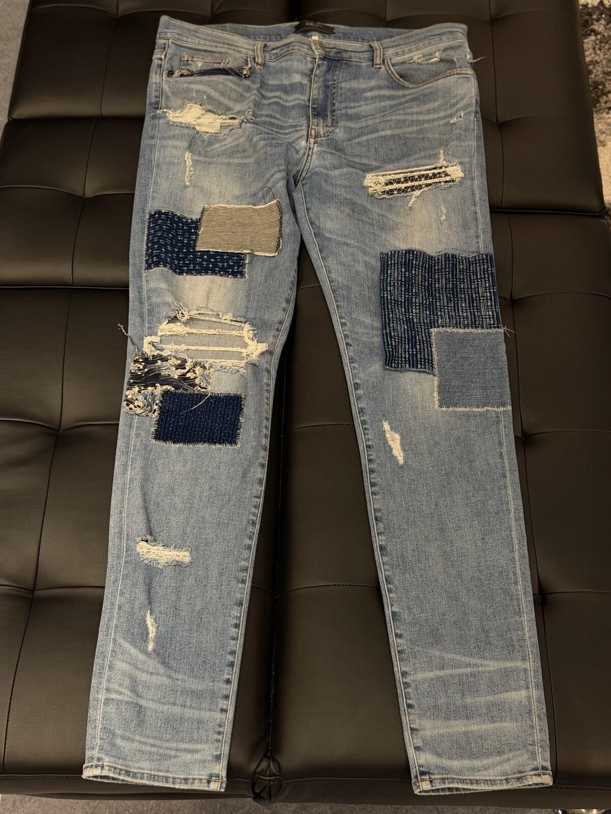 Amiri Size 38 - Amiri Blue Patchwork Jeans 100% Authentic Size US 38 / EU 54 - 7 Thumbnail