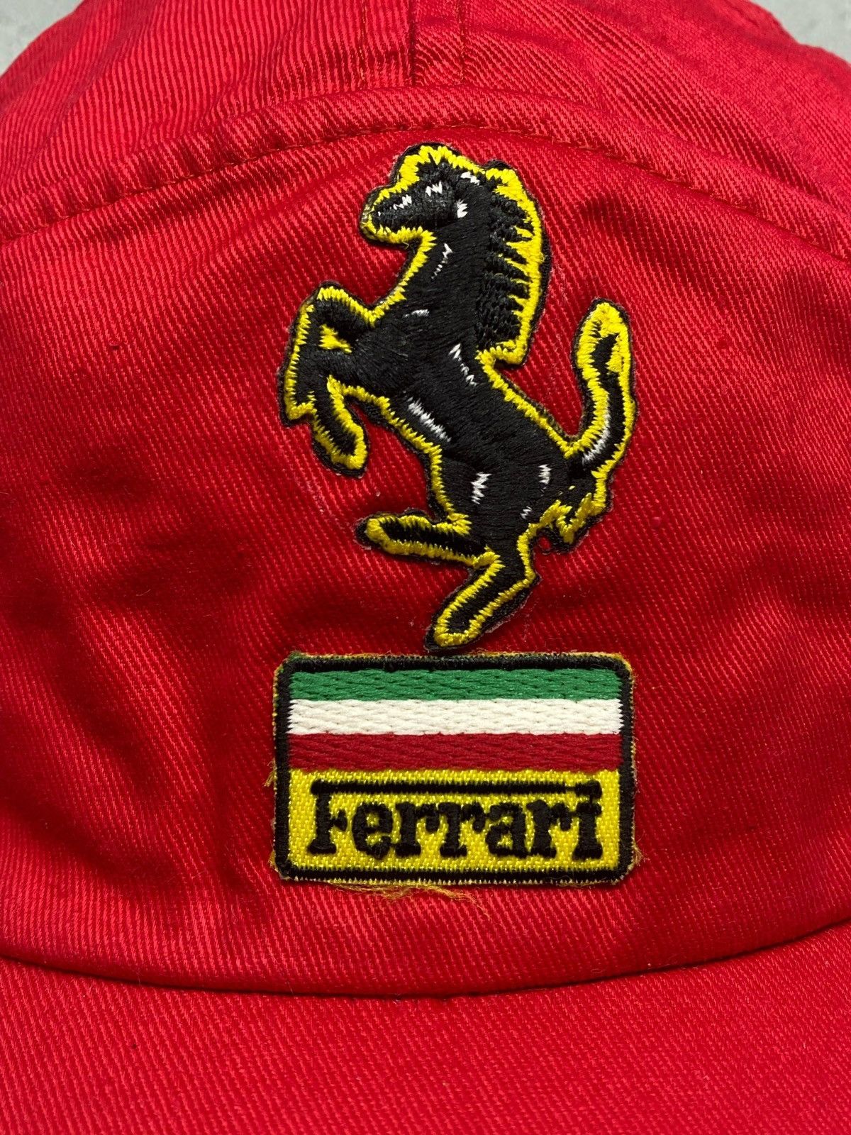 Ferrari Vintage 80s Ferrari Gerhard Berger F1 Cap Size ONE SIZE - 5 Thumbnail
