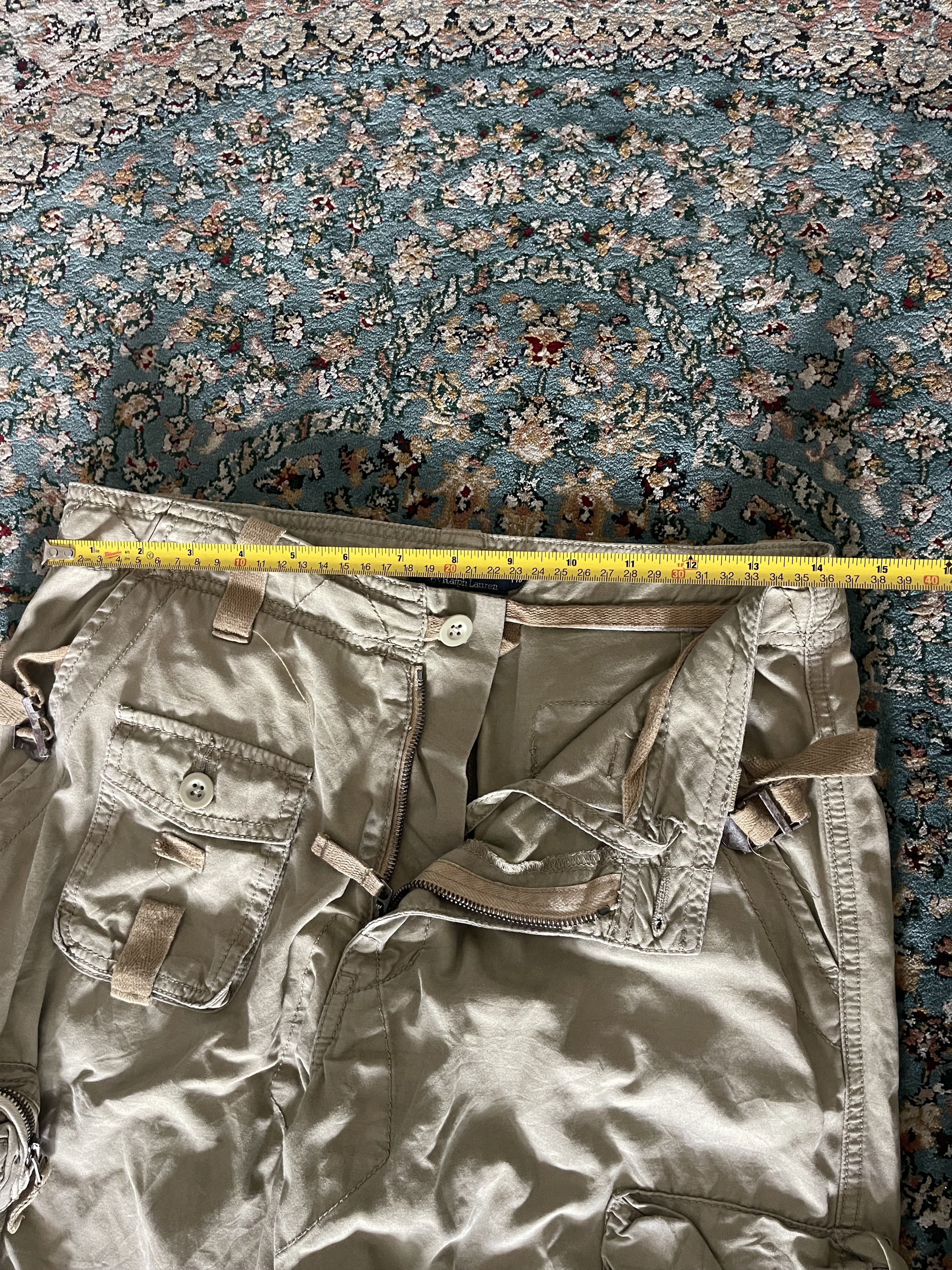 Polo Ralph Lauren Vtg Polo Multipocket Tactical Cargo Beige Sz 30 Travis Scott Size US 29 - 8 Thumbnail