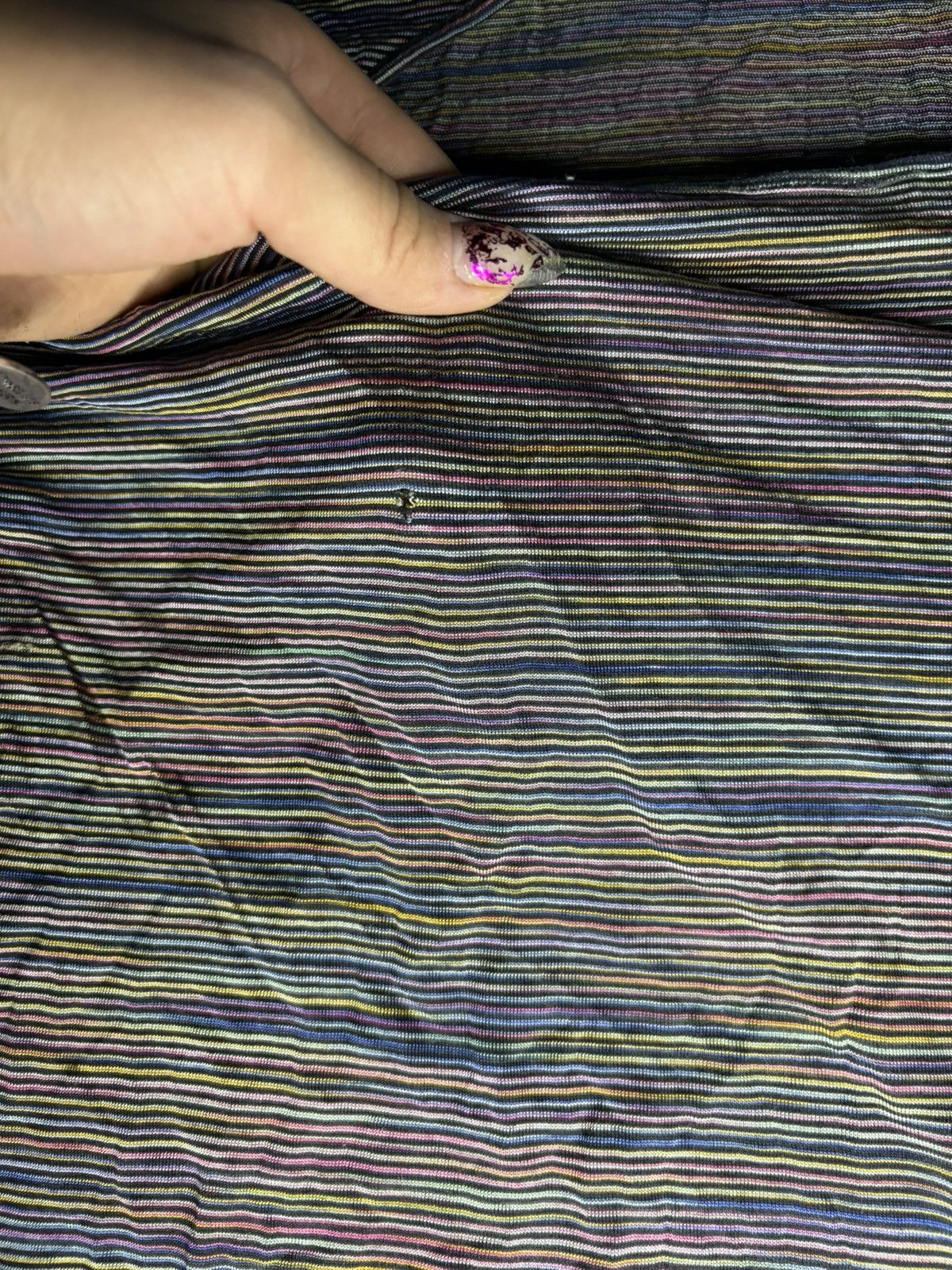 Missoni × Vintage Vintage T-shirt Missoni Multicolour Size L / US 10 / IT 46 - 2 Thumbnail