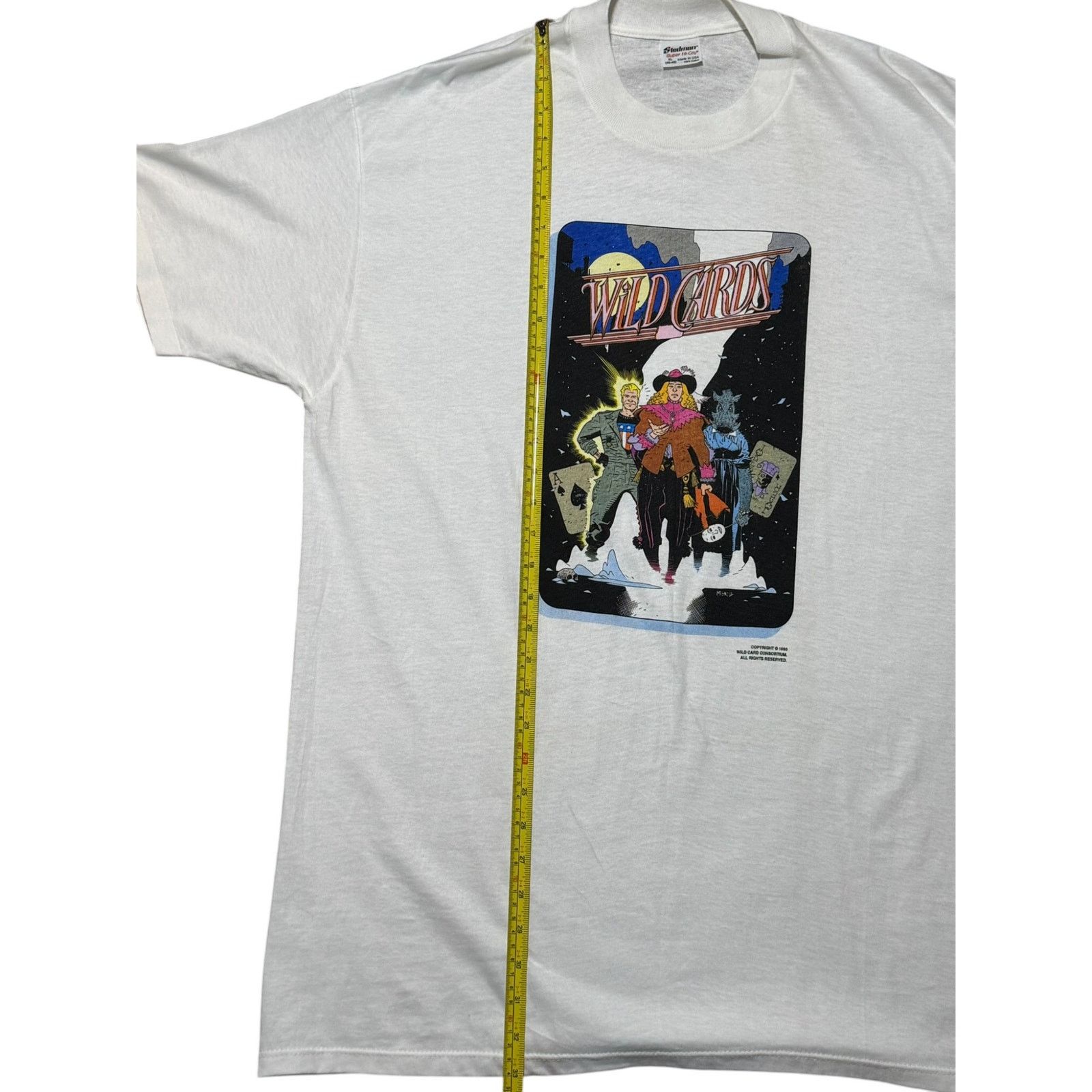 Other Vintage 1990 Wild Cards T‑Shirt XL Single Stitch Comics Size US XL / EU 56 / 4 - 5 Thumbnail