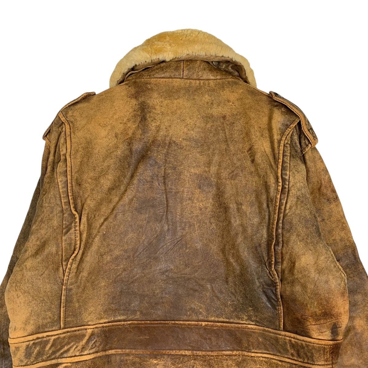Japanese Brand Japanese Brand Flight Leather Jacket Size US L / EU 52-54 / 3 - 8 Thumbnail