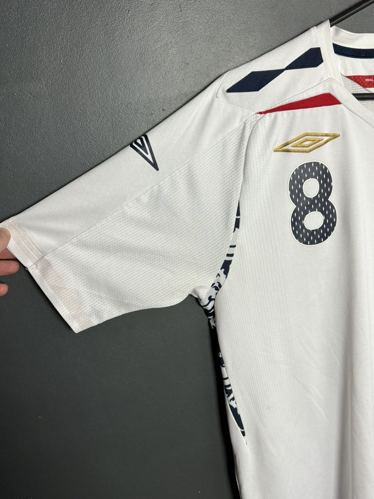 Umbro England National Team 07/09 Home Lampard Football Jersey Size US M / EU 48-50 / 2 - 5 Thumbnail