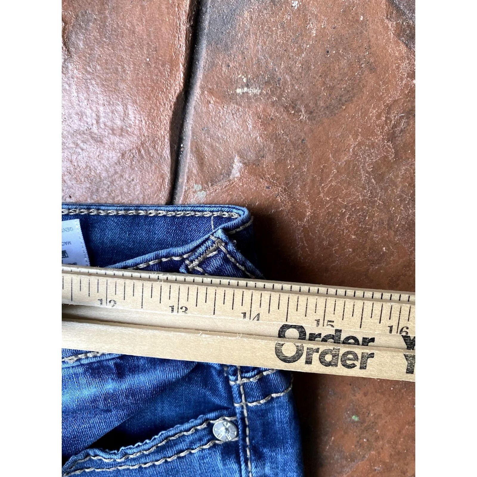 True Religion True Religion Becca Bootcut Jeans Women 27x30.5 Blue Mid Rise Stitch Size 27" / US 4 / IT 40 - 6 Thumbnail