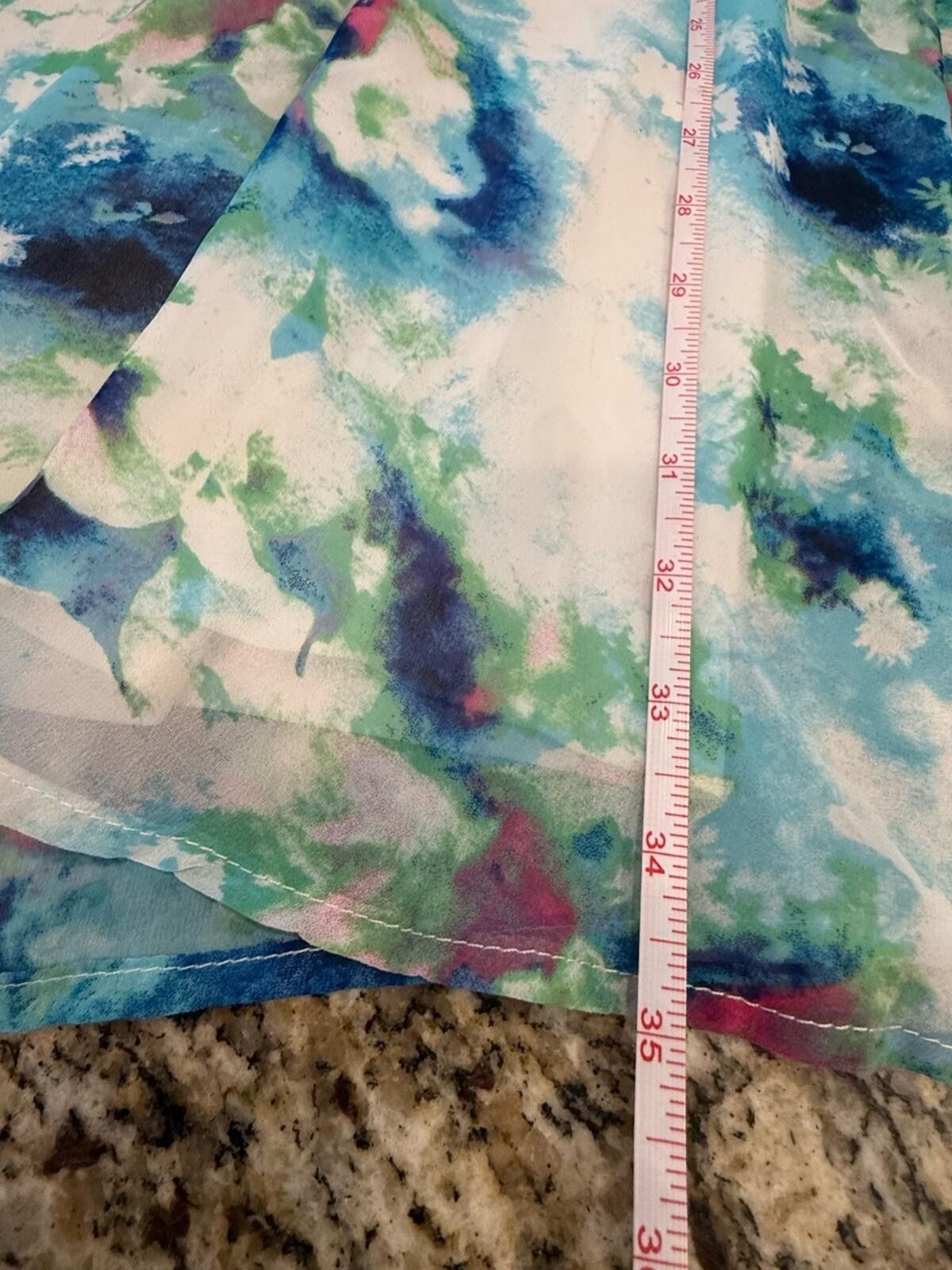 Other Pink Blush boho midi floral shift dress tie dye style SZ M Size M / US 6-8 / IT 42-44 - 9 Thumbnail