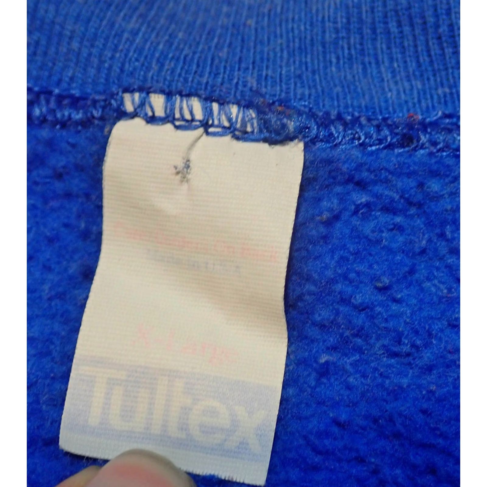 Tultex VINTAGE Tultex 60's 70's Blue Raglan Sweatshirt XL Mens Size US XL / EU 56 / 4 - 4 Thumbnail