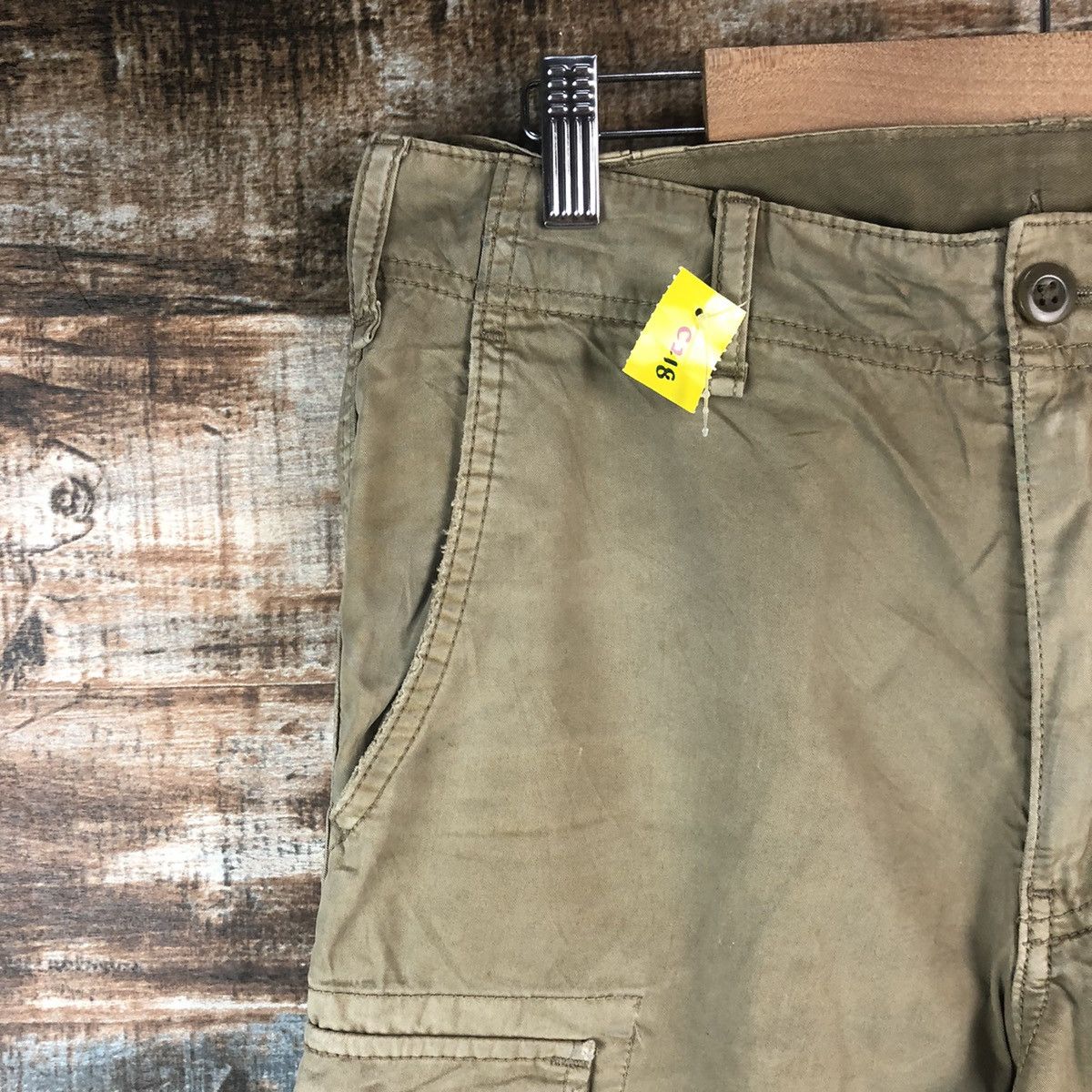 DLL Uniqlo utility Brown Cargo Multipocket Pants #C218