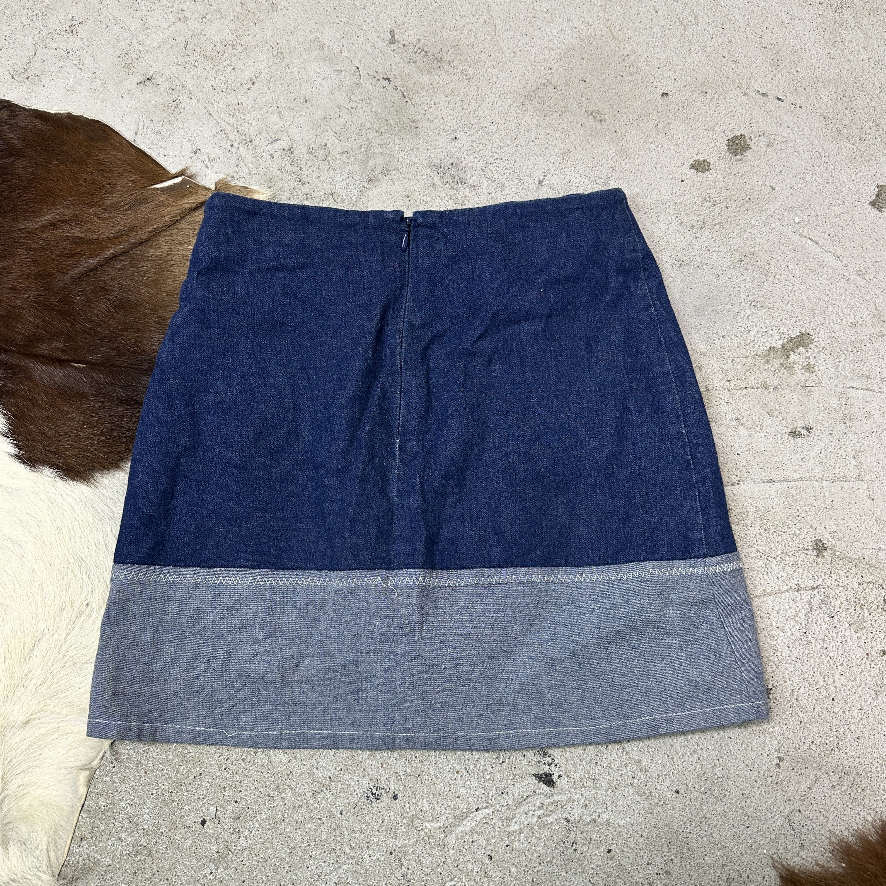 Vintage Vintage Denim Streetwear Morgan Mini Skirt Y2K Size 25" / US 0 / IT 36 - 4 Thumbnail