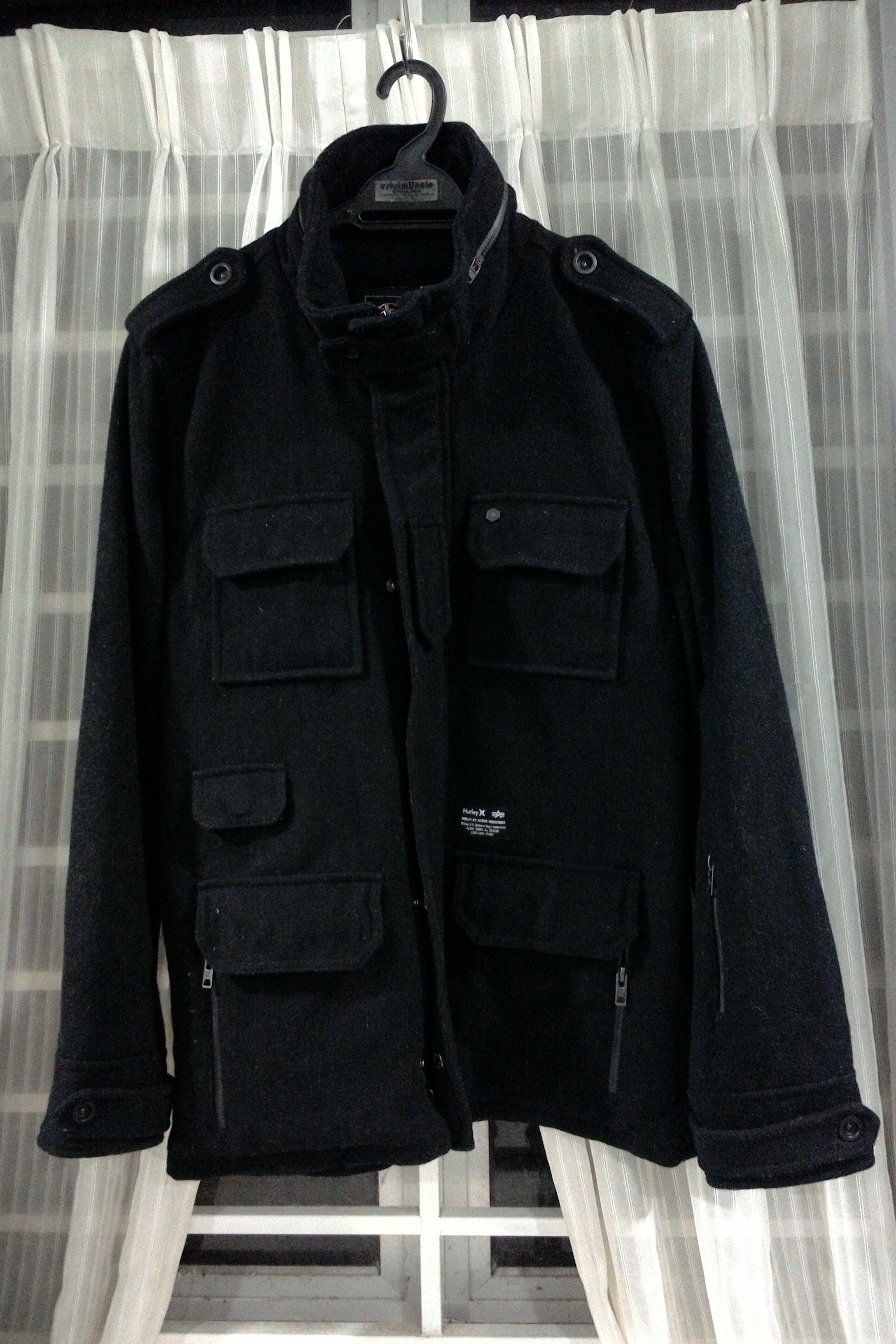 Alpha Industries × Hurley × Japanese Brand Hurley by Alpha Industry Multipocket Wool Jacket Size US S / EU 44-46 / 1 - 1 Thumbnail