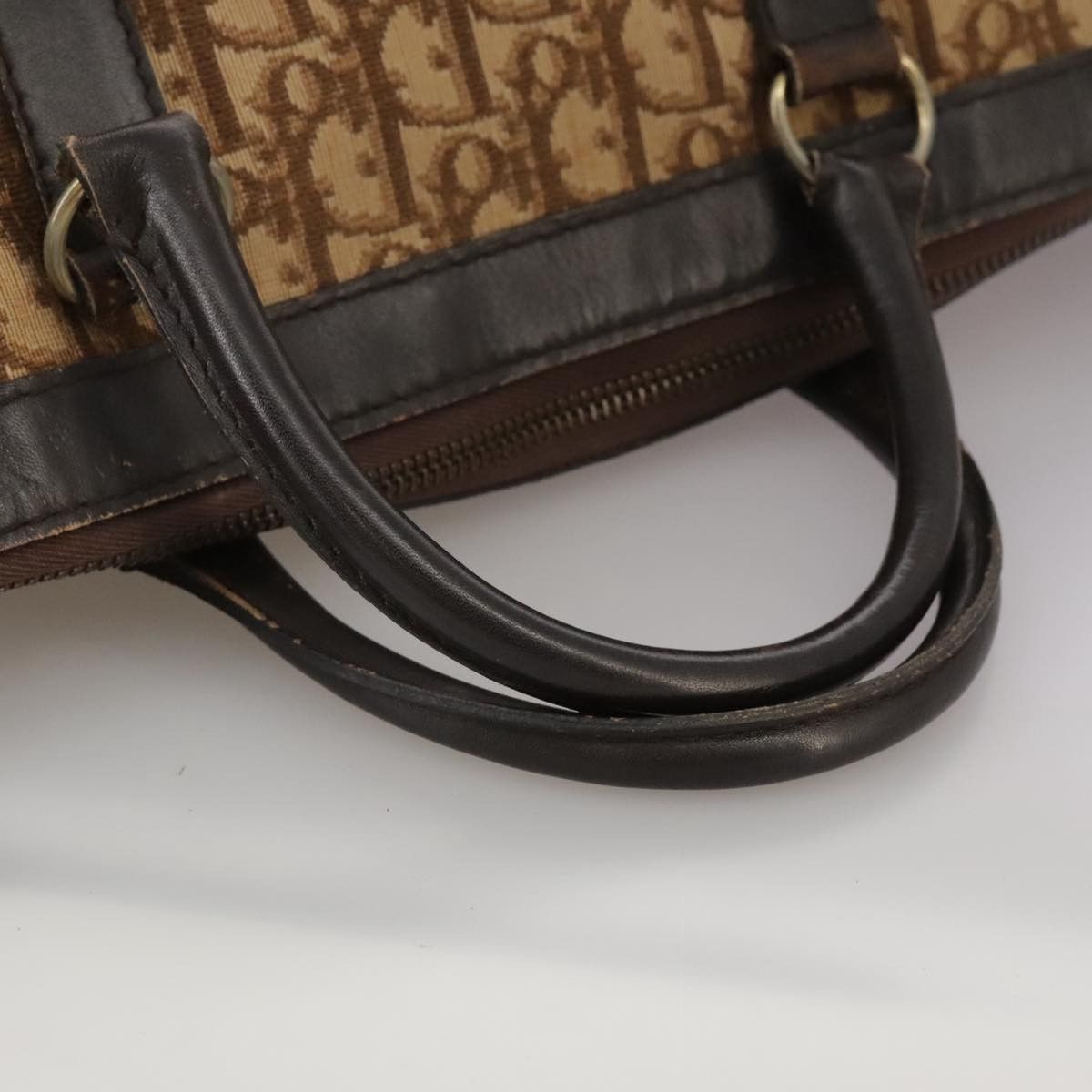 Dior DIOR Trotter Canvas Hand Bag Brown Size ONE SIZE - 7 Thumbnail