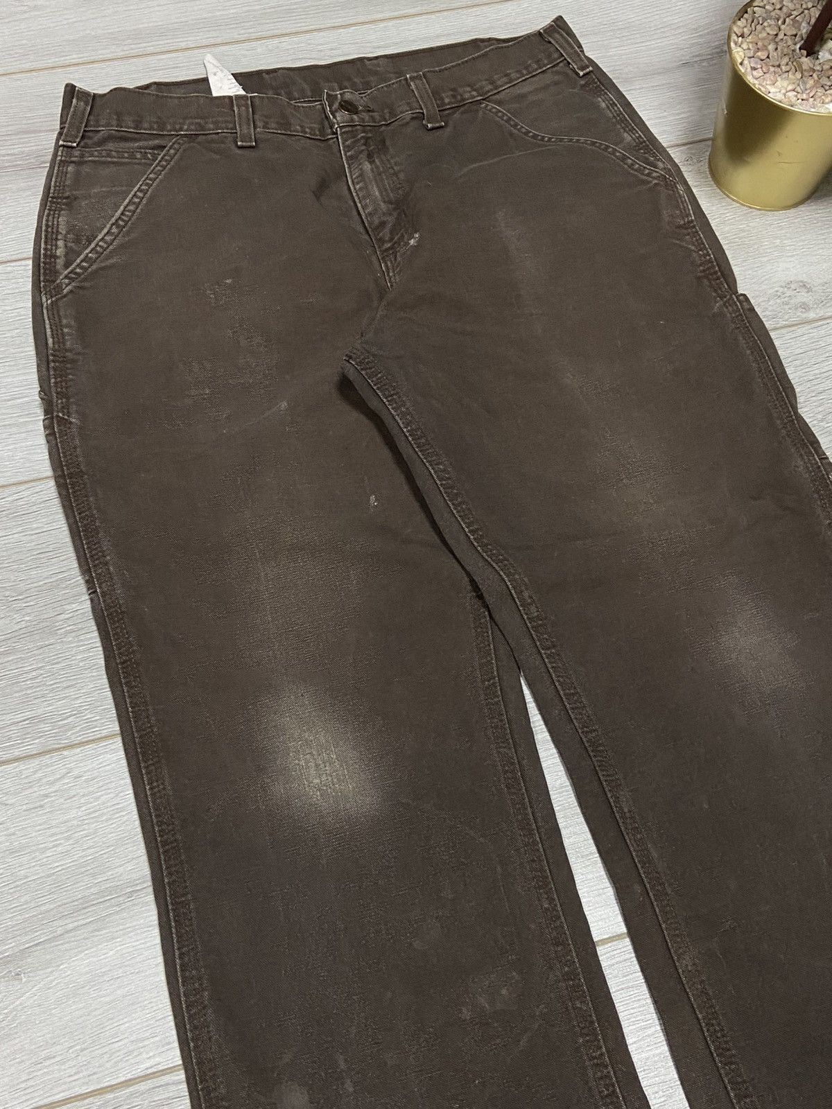 Carhartt Carhartt vintage work cargo pants distressed Size US 34 / EU 50 - 6 Thumbnail
