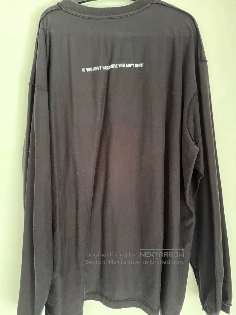 Vetements Vetements Distressed black-gray charcoal gray round neck T Size US M / EU 48-50 / 2 - 2 Thumbnail