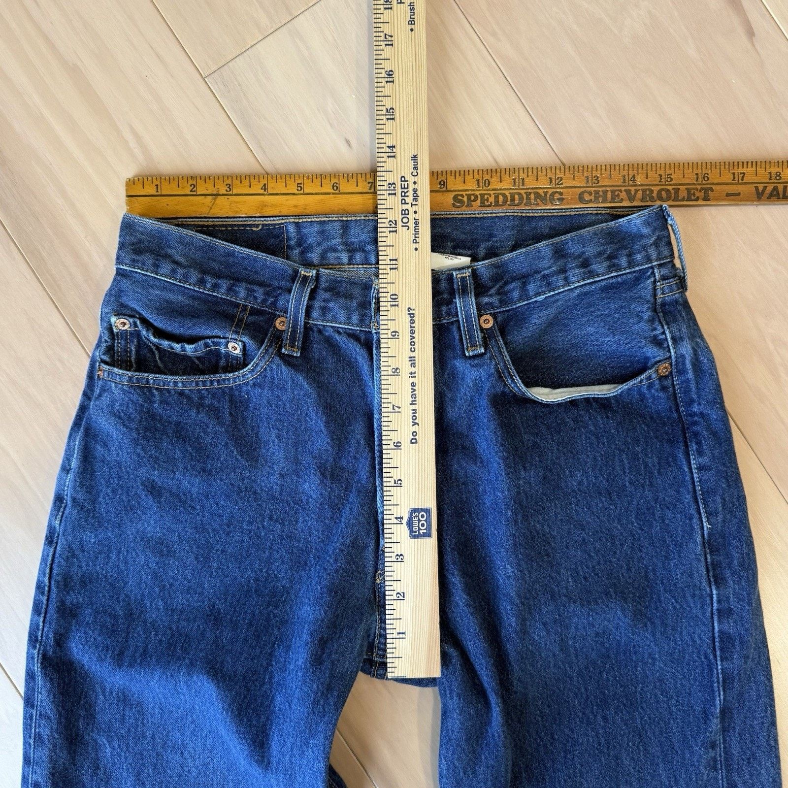 Levi's × Vintage Vintage Levis 501 Jeans 30 Blue Straight Leg Denim Women Size US 30 / EU 46 - 5 Thumbnail