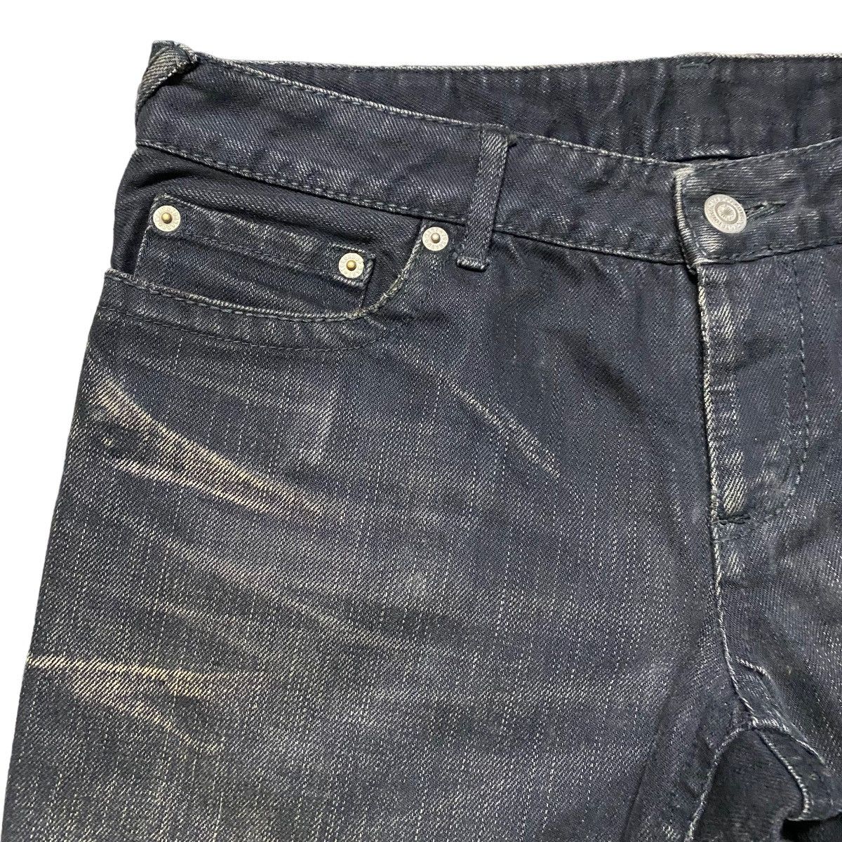 Tornado Mart Tornado Mart Black Denim Thrashed Jeans Size US 30 / EU 46 - 4 Thumbnail