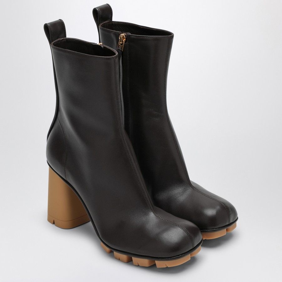 Bottega Veneta o1d2blof0824 Leather Boots in Dark Brown Size US 6 / IT 36 - 2 Thumbnail