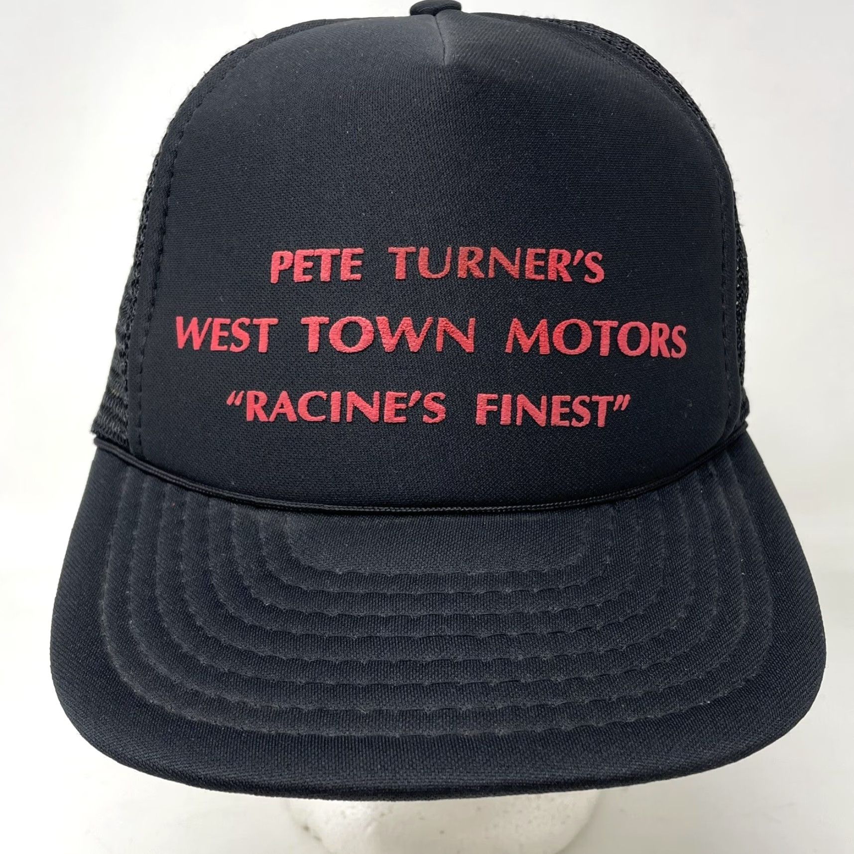 Vintage VINTAGE Pete Turners West Town Motors RACINE WISCONSIN Trucker Hat Snapback SD24 Men One Size Gray Hat Size ONE SIZE - 2 Thumbnail