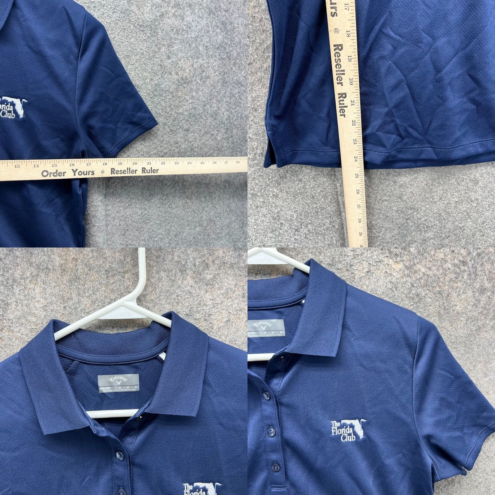 Callaway Callaway Polo Shirt Womens Medium Blue Navy Opti Dri The Florida Club Golf Size M / US 6-8 / IT 42-44 - 8 Thumbnail