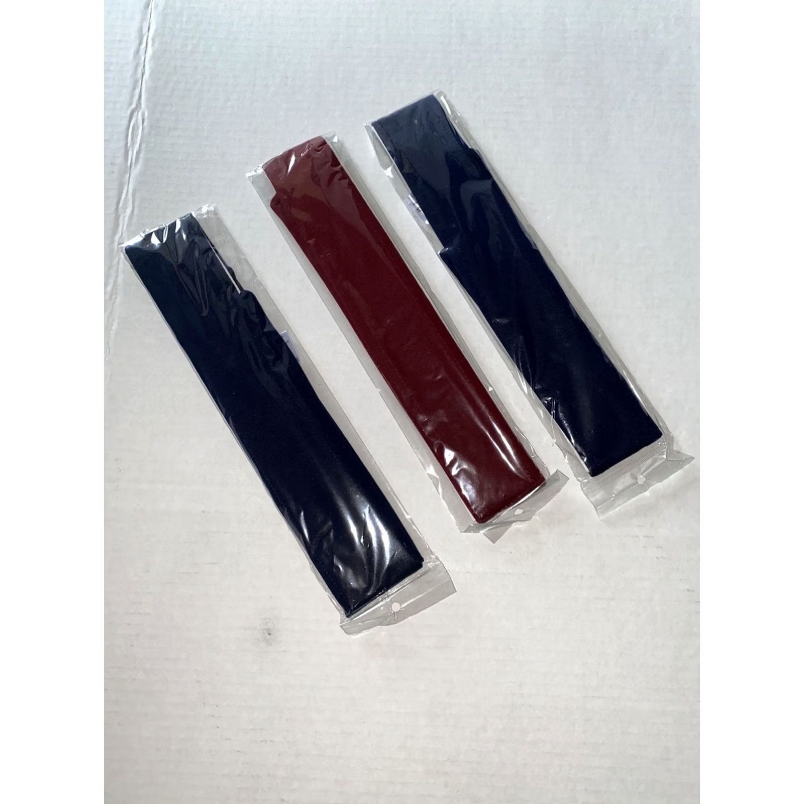 Vintage Unbranded Headband Women Sport Headband Blue/Maroon/Blue Stretch Head Tie Sweatband Lot 3 Size ONE SIZE - 2 Thumbnail