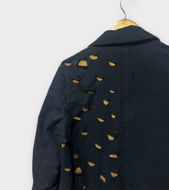 Seditionaries Rare Trashed Ralph Lauren peacoat topcoat custom Jacket Size US M / EU 48-50 / 2 - 2 Thumbnail