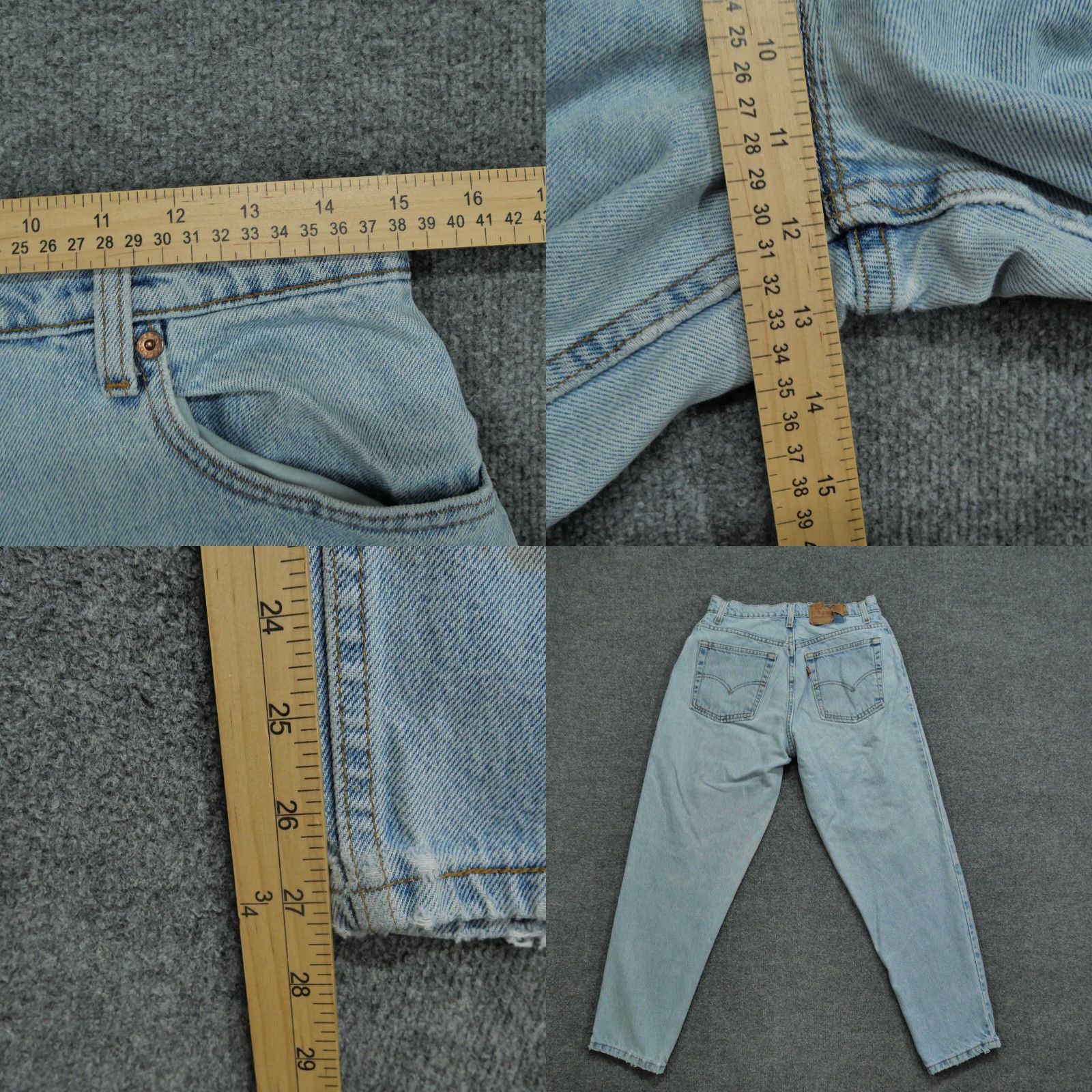 Levi's **VINTAGE LEVI'S 90S 12P PETITE BLUE DENIM JEANS RELAXED FIT** User: Vintage Levi's 90s 12P Petite Blue Denim Jeans Relaxed Fit Size 30" / US 8 / IT 44 - 8 Thumbnail