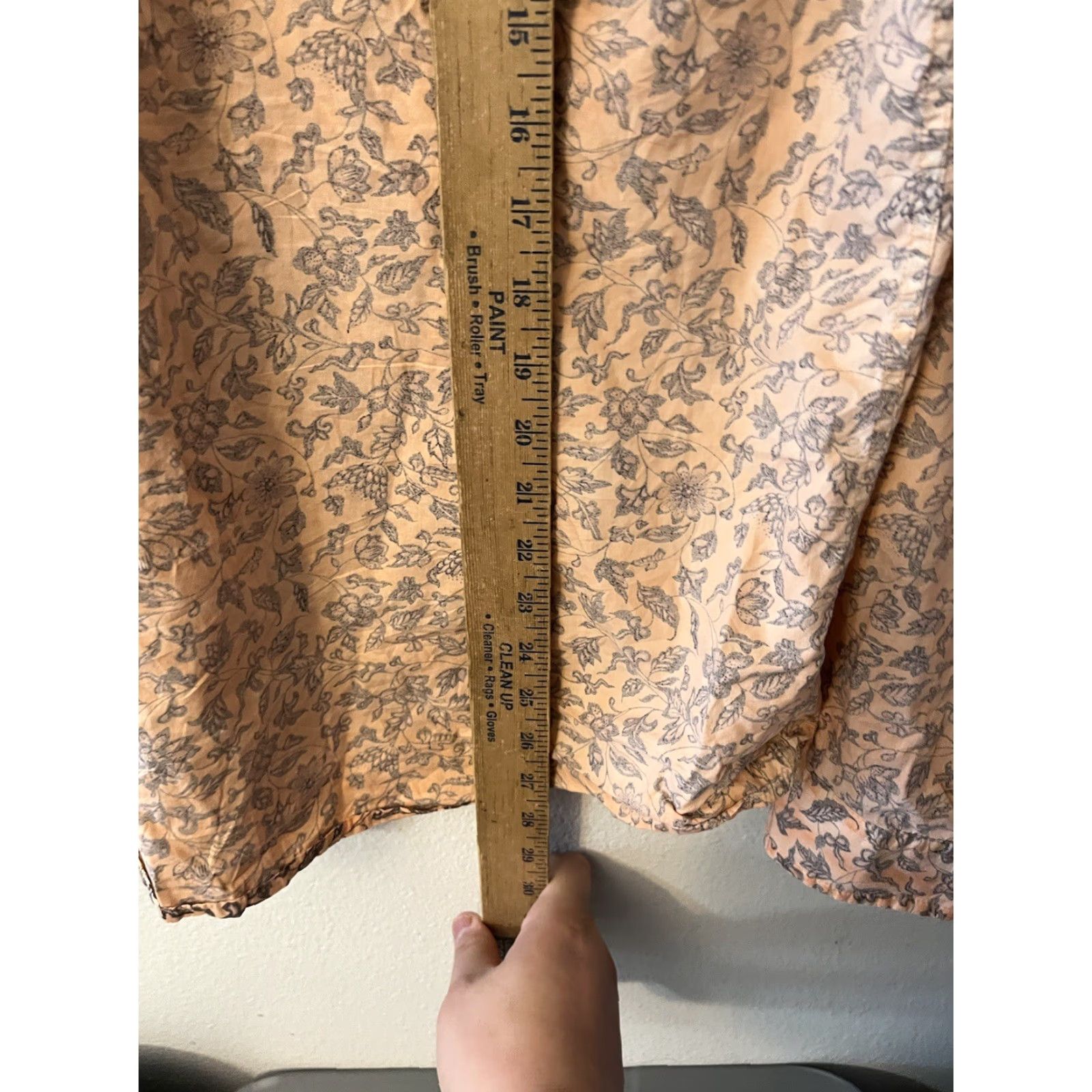Guess Guess Shirt - Men's Size Large Orange Floral Long Sleeve Slim Fit Button Down Size US L / EU 52-54 / 3 - 5 Thumbnail