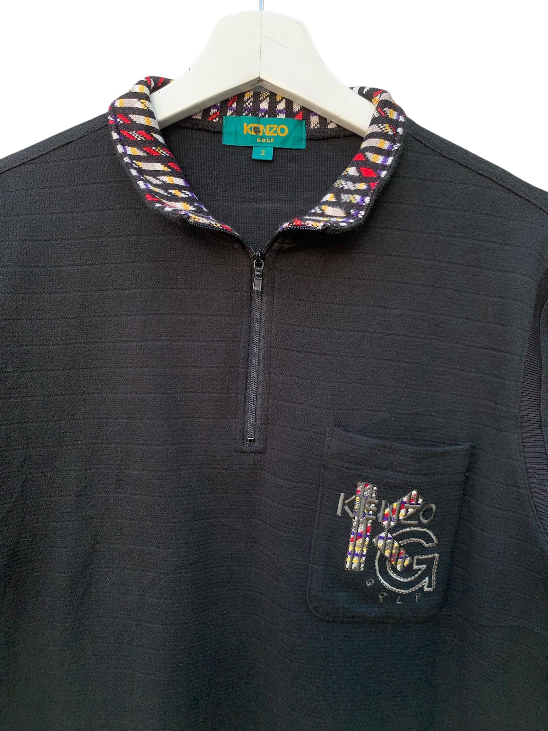Kenzo × Vintage Vintage Kenzo Long Sleeve Polos Size US S / EU 44-46 / 1 - 3 Thumbnail