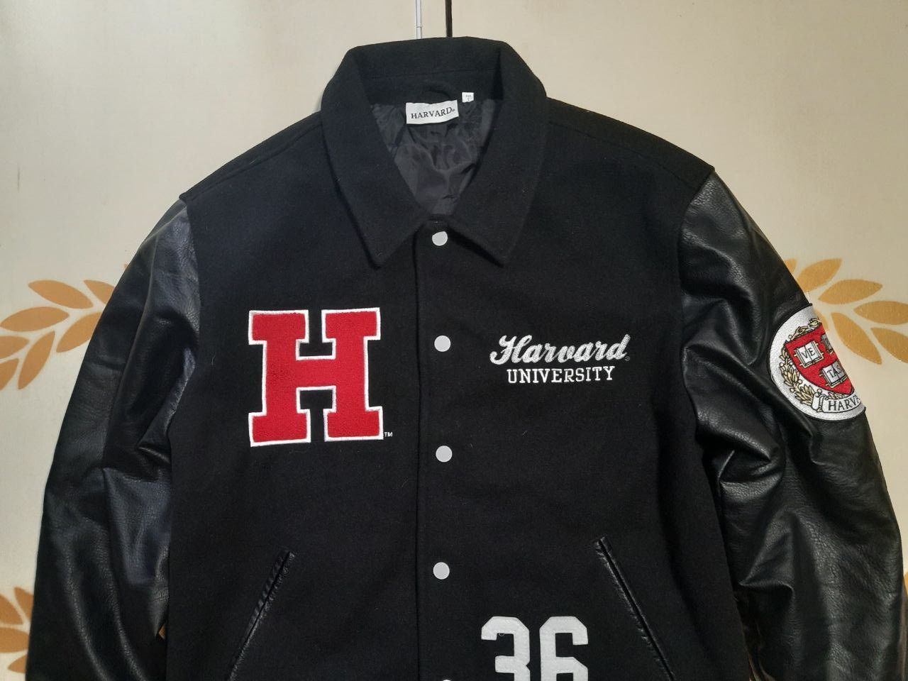 Celio Harvard University Celio Varsity Jacket Size US L / EU 52-54 / 3 - 2 Thumbnail