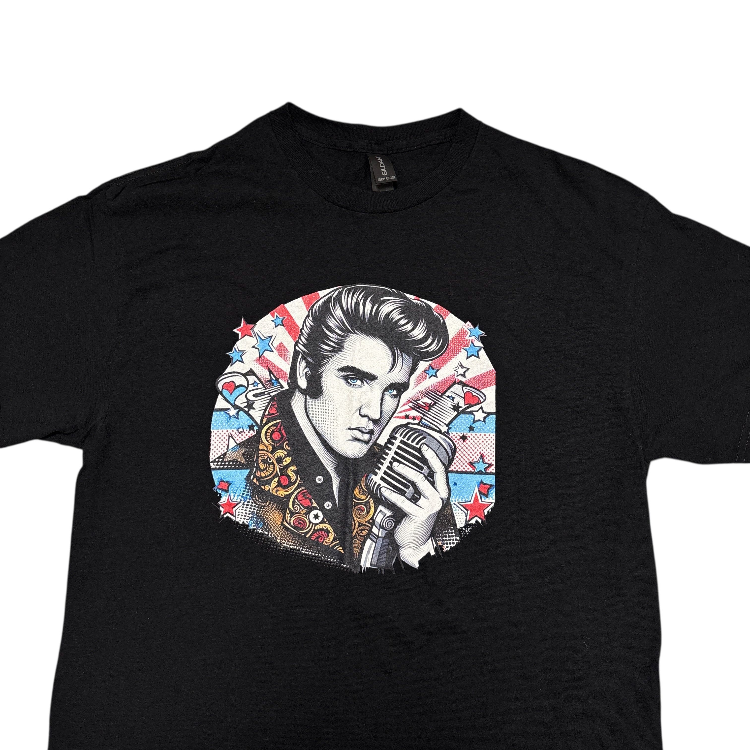 Band Tees Elvis Presley Shirt Tour Concert Rock N Roll Band Tee Size US L / EU 52-54 / 3 - 2 Thumbnail