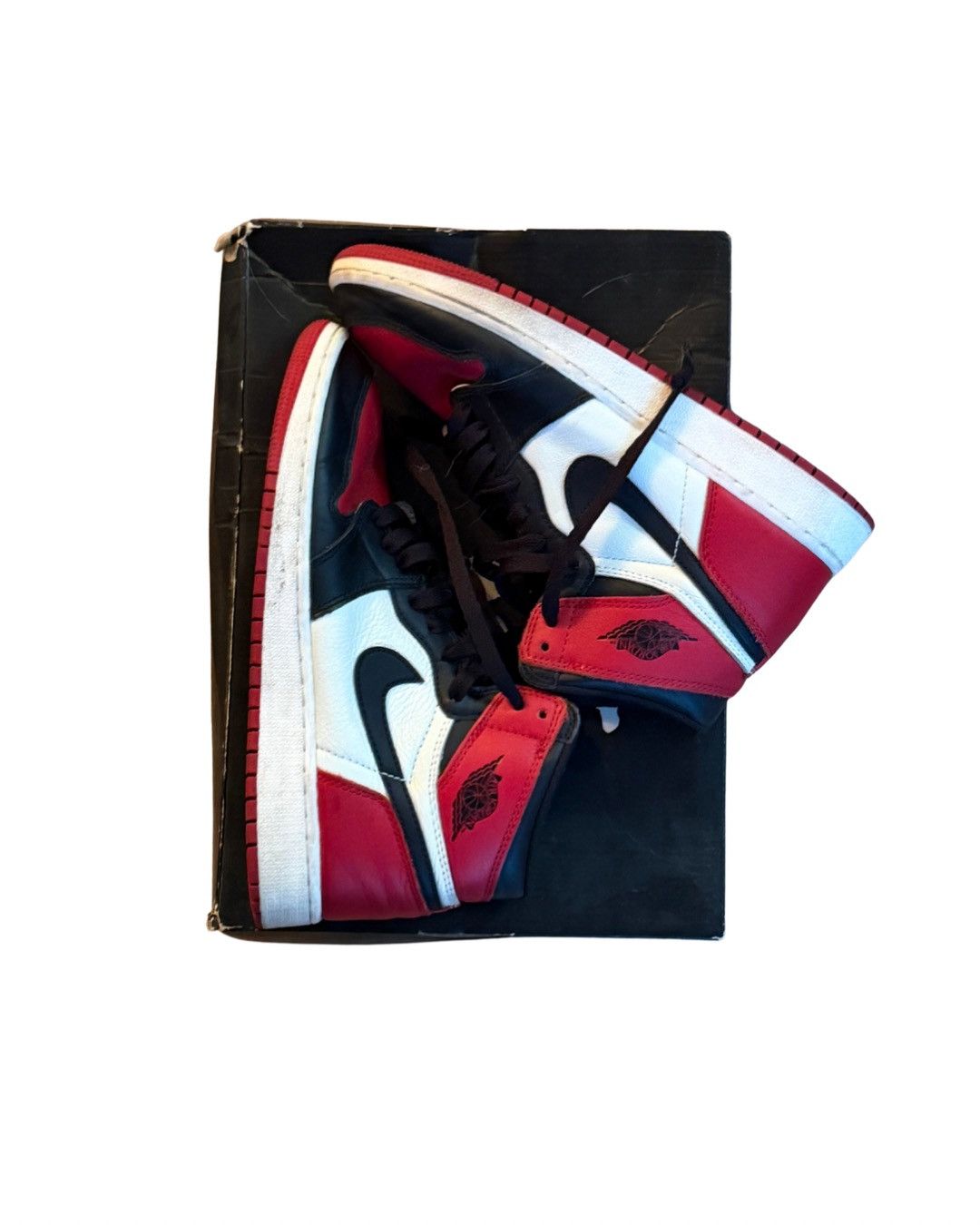 Jordan Brand Jordan 1 Retro High Bred Toe (GS) 2018 Size US 5.5 / IT 35.5 - 2 Thumbnail