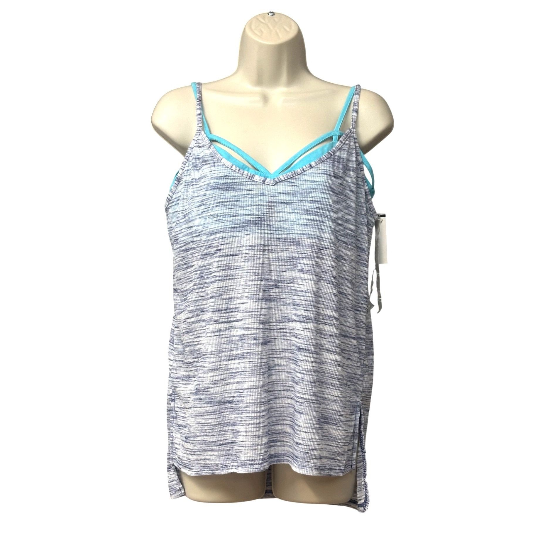Other Ultra Flirt Juniors' Printed High-low Tank with Strappy Bral Size XL / US 12-14 / IT 48-50 - 3 Thumbnail