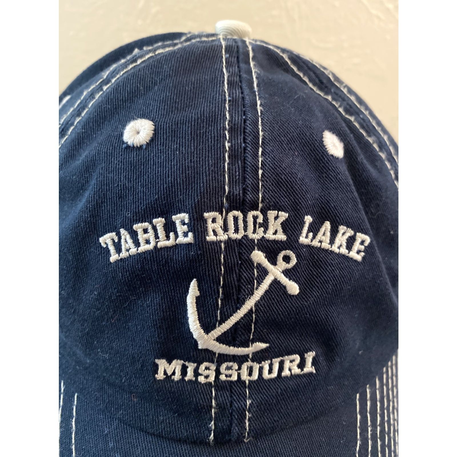 Vintage Missouri Cotton Baseball Cap Hat Adjustable Solid Washed Men, One Size, Blue, 100% Cotton, Adjustable Buckle Strap, Casual, Men’s Baseball Cap Size ONE SIZE - 2 Thumbnail