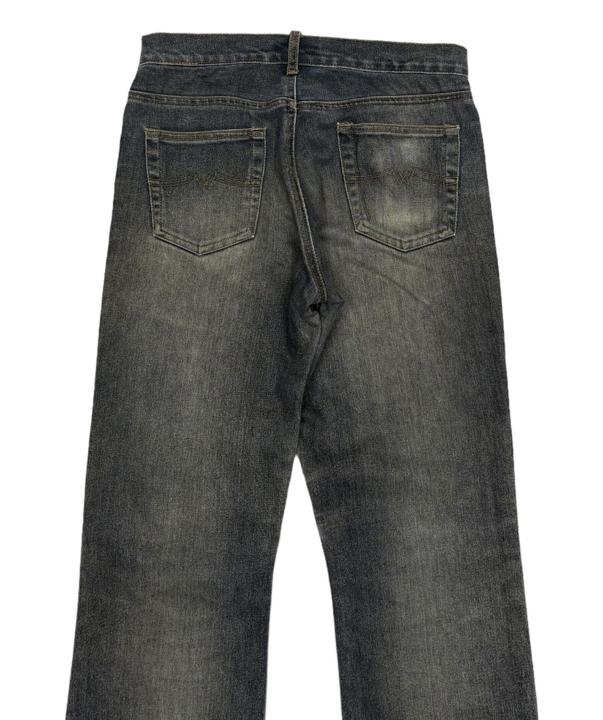 If Six Was Nine Flare Jeans Haphazard Distress Bootcut Flared Jeans Size US 28 / EU 44 - 6 Thumbnail