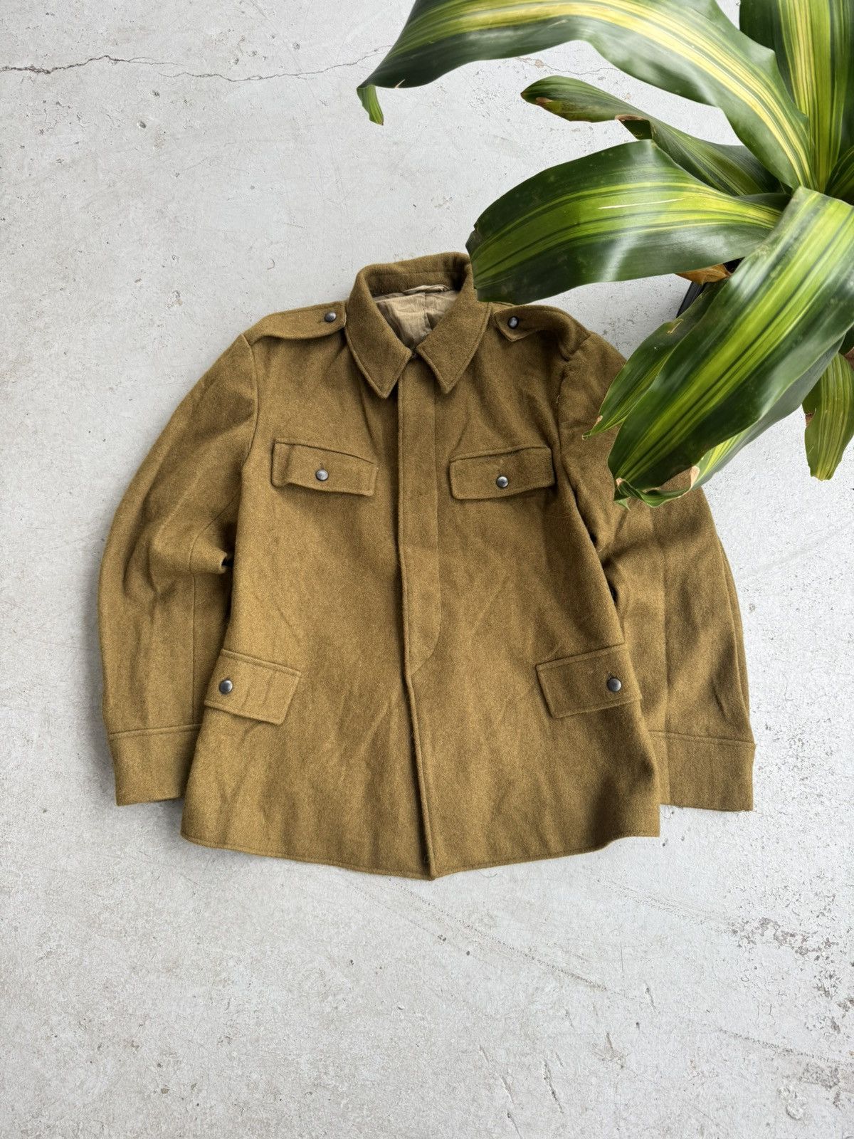 Carhartt 1990 Romanian Army Wool Military Coat Size US M / EU 48-50 / 2 - 1 Thumbnail