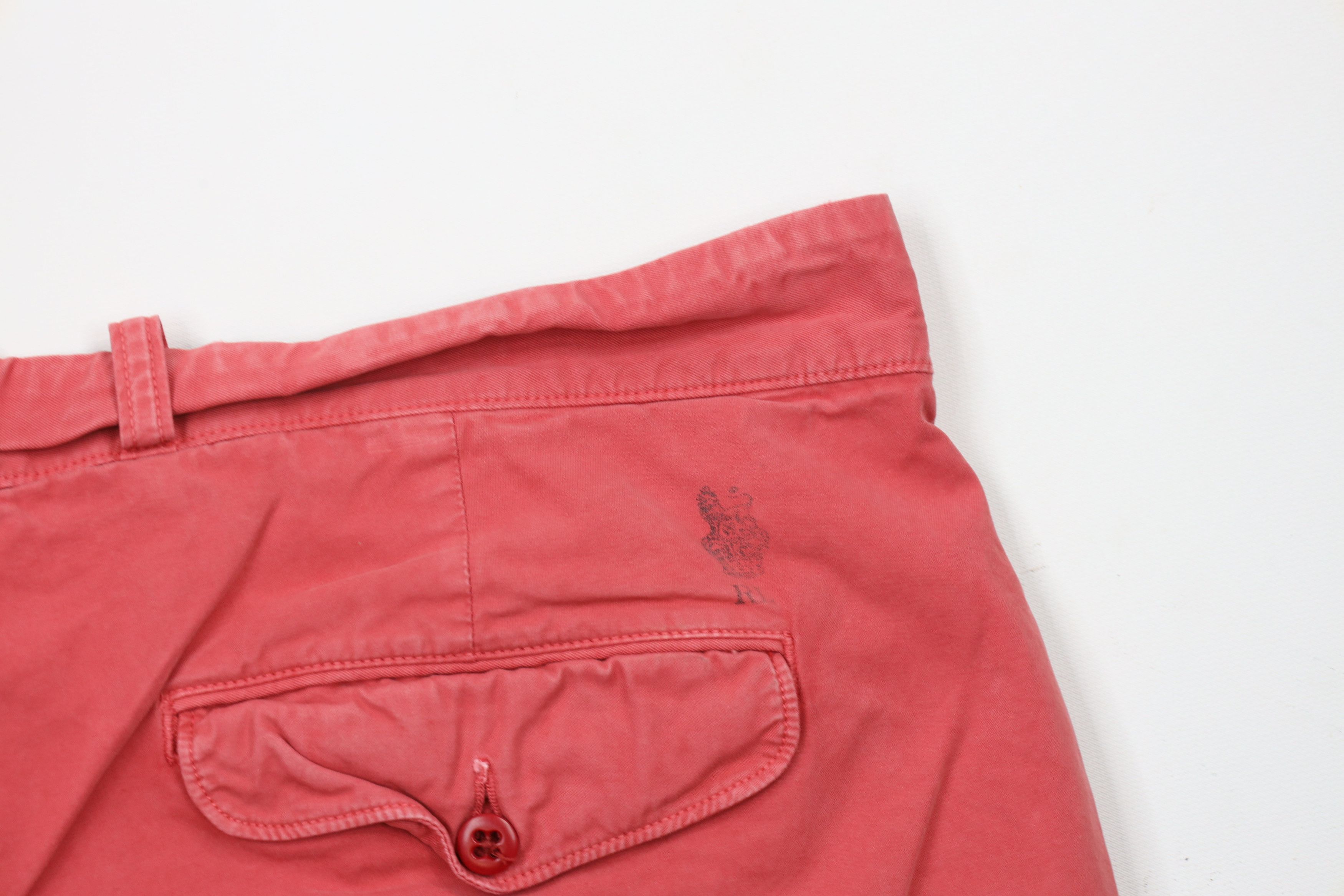 Ralph Lauren × Vintage Vintage 90s Ralph Lauren Button Fly Crown Crest Chino Shorts Size US 38 / EU 54 - 8 Thumbnail