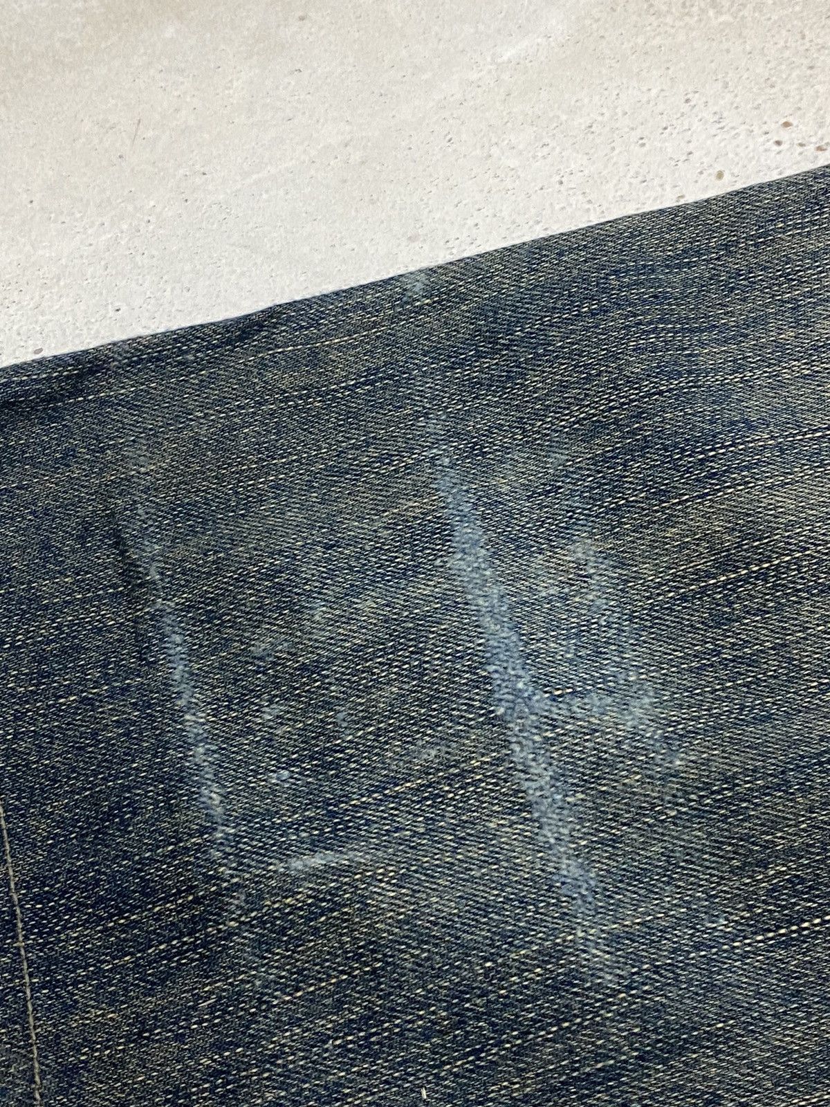 Edwin × Japanese Brand Edwin 404 Denim Baggy Loose Fit Washed Distressed Size US 32 / EU 48 - 21 Thumbnail