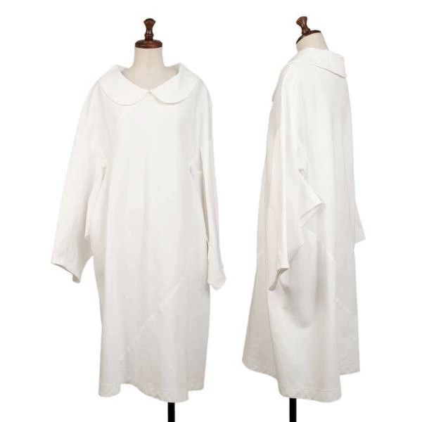 Comme des Garcons Comme des Garcons White retro round neck design dress Size S / US 4 / IT 40 - 1 Thumbnail