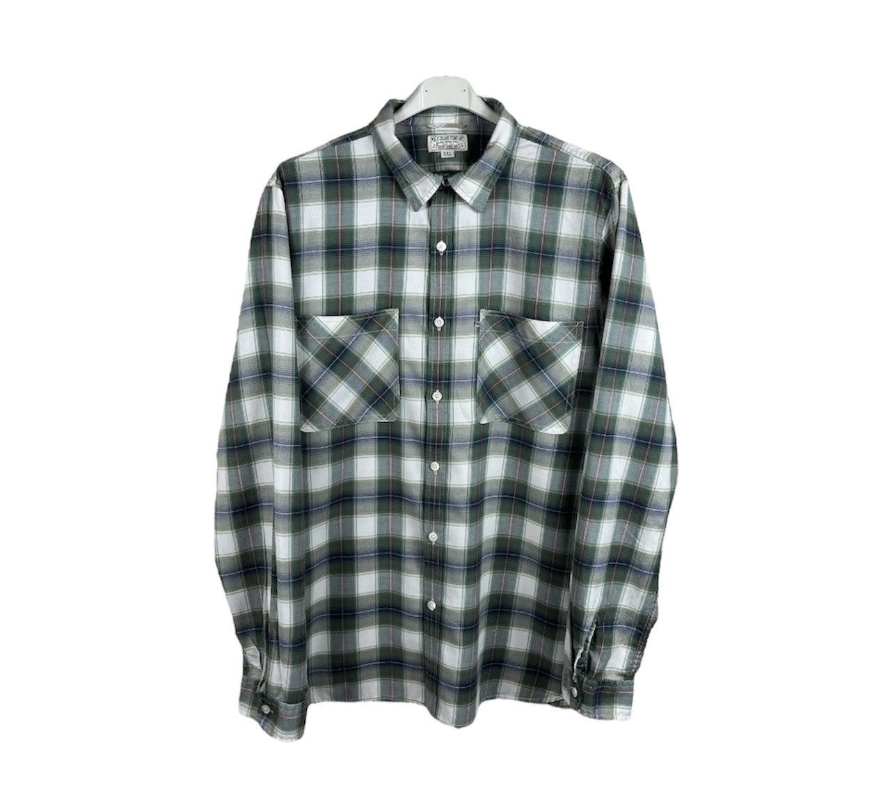 Polo Ralph Lauren × RRL Ralph Lauren × Ralph Lauren Ralph Lauren jeans company flannel plaid shirt with pockets Size US XXL / EU 58 / 5 - 1 Thumbnail