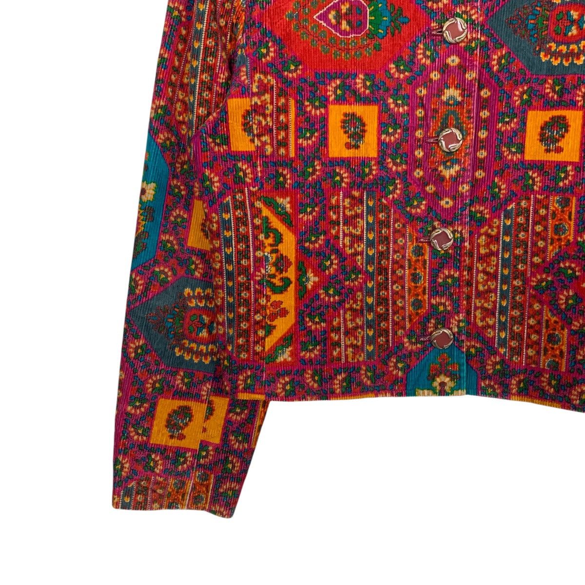Ungaro Paris 90's UNGARO Tapestry Jacquard Pattern Jacket #2728-C123 Size S / US 4 / IT 40 - 3 Thumbnail
