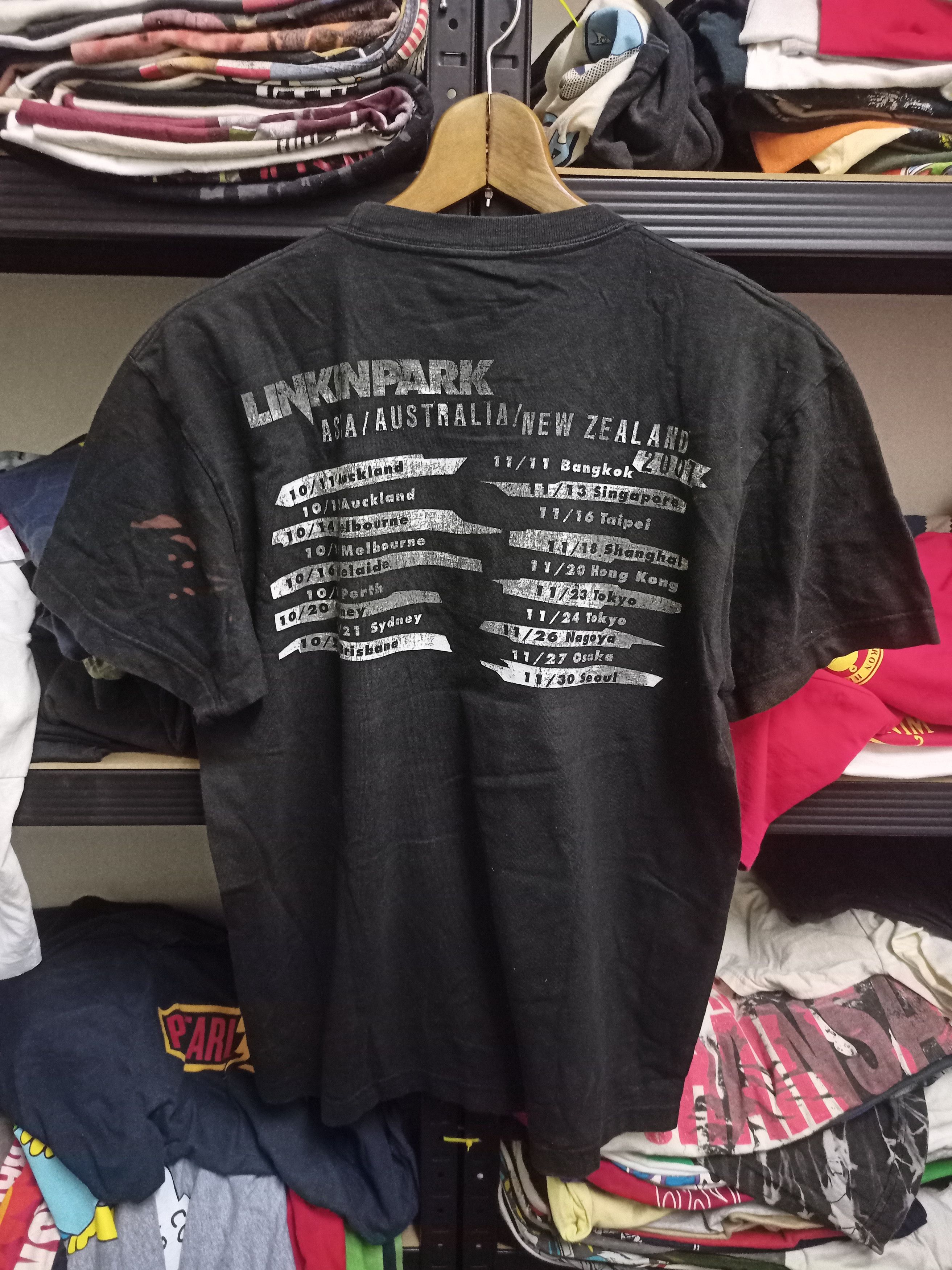 Band Tees × Vintage Vintage 00s Linkin Park Tour 2007 Size US M / EU 48-50 / 2 - 3 Thumbnail