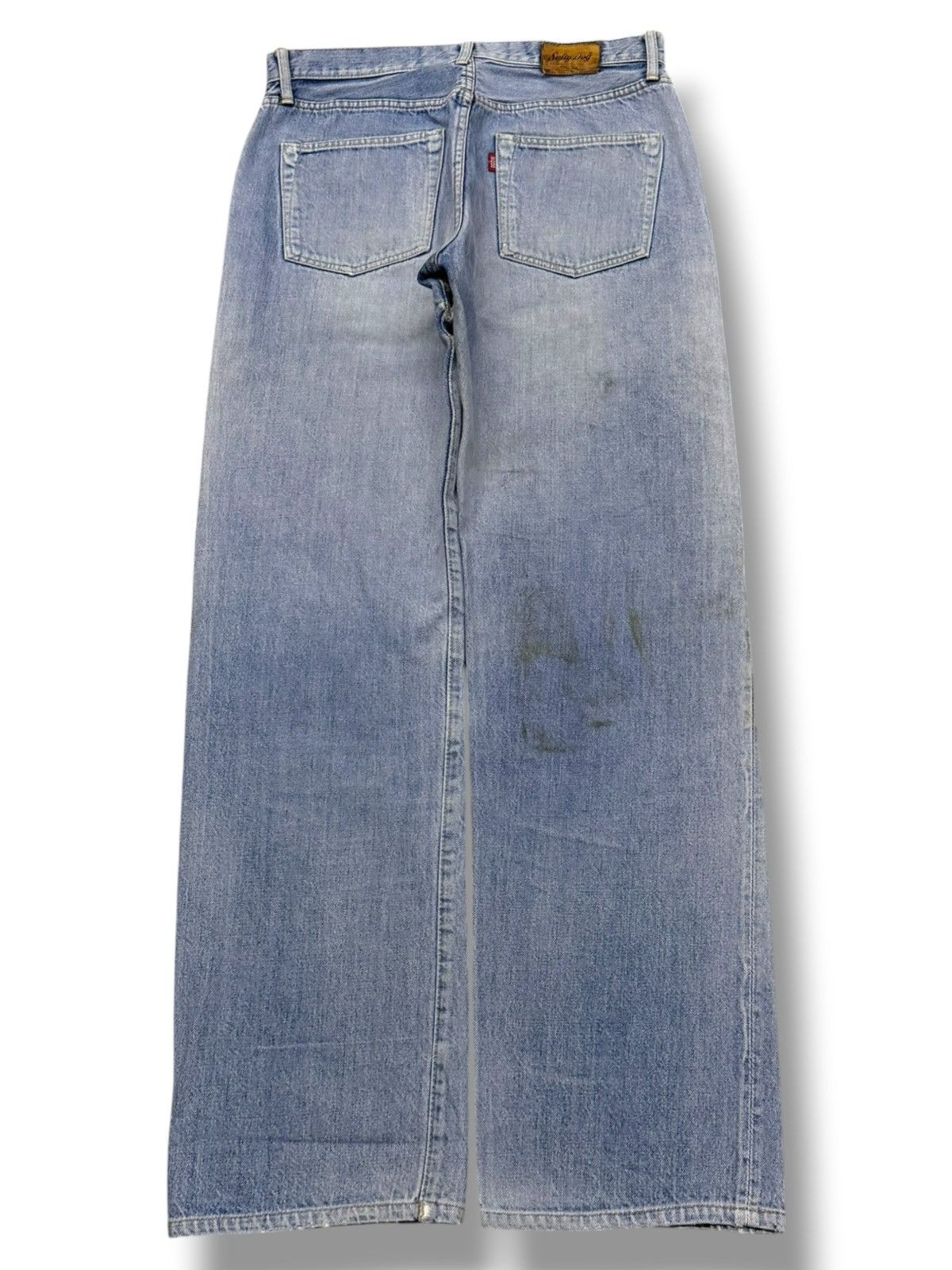 Japanese Brand Vintage 90s Salty Dog Union Made Selvedge Denim Jeans | W31 Size US 31 - 3 Thumbnail