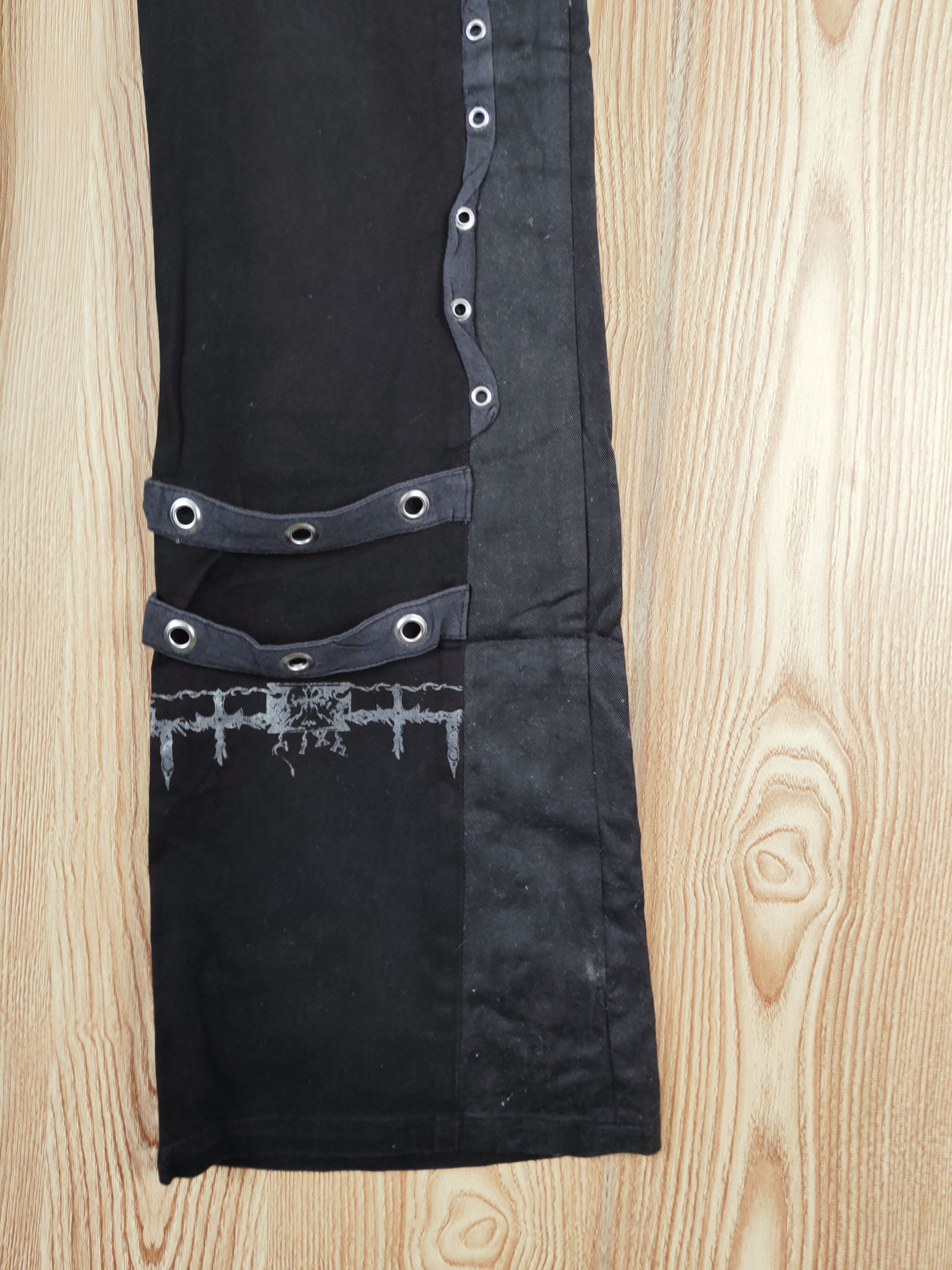 If Six Was Nine DL Sixh Black punk Multipocket Casual Pants #W076 Size 30" / US 8 / IT 44 - 6 Thumbnail