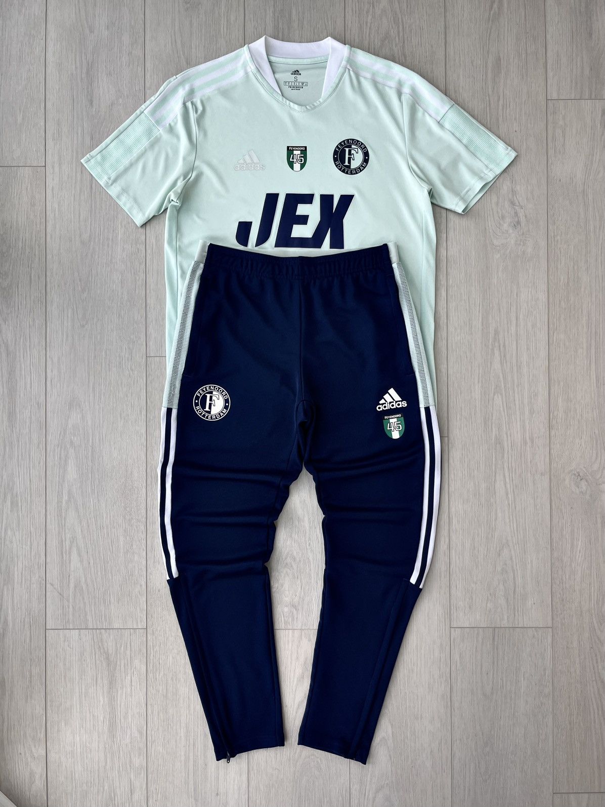 Adidas Adidas Feyenoord Soccer Jersey + Track Pants Tracksuit Bloke Size US S / EU 44-46 / 1 - 2 Thumbnail