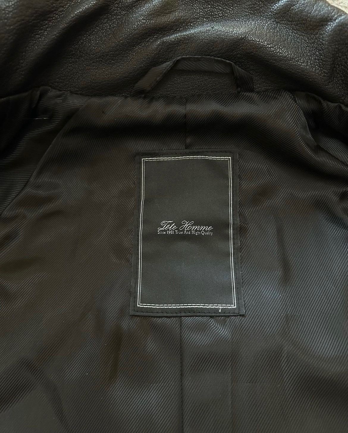 Tete Homme Goat Leather Biker Jacket Size US S / EU 44-46 / 1 - 5 Thumbnail