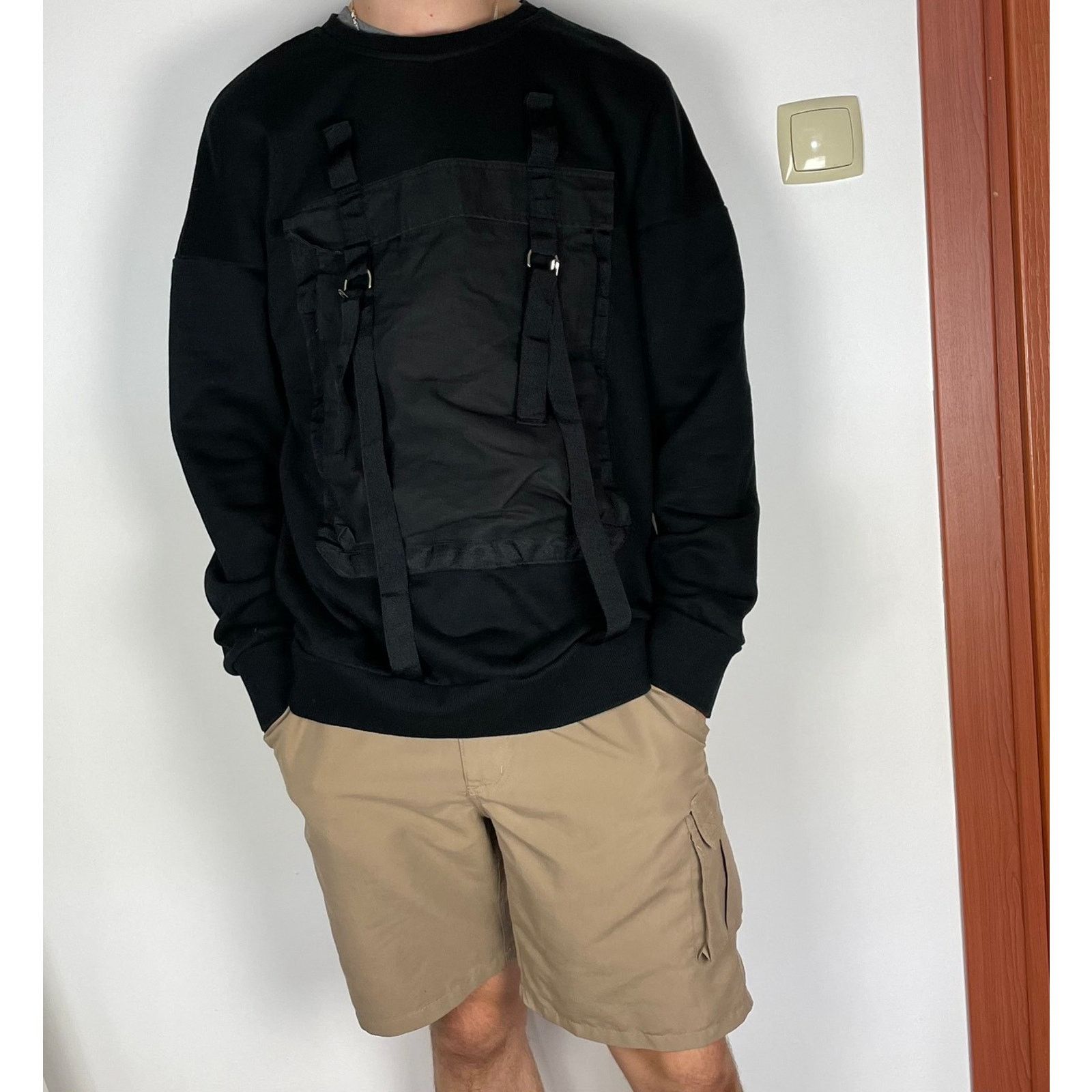 Japanese Brand Yosqi London Techwear Crewneck Sweatshirt Size US M / EU 48-50 / 2 - 3 Thumbnail
