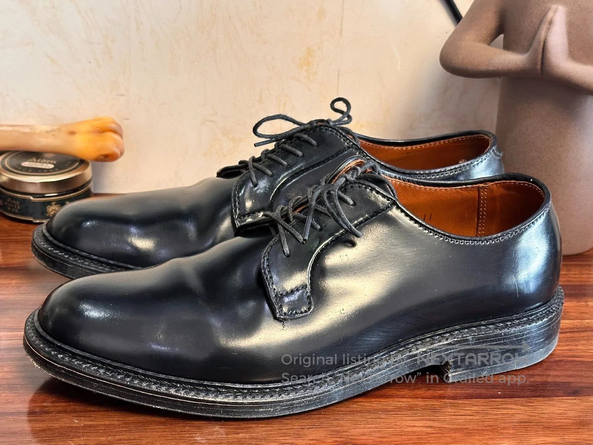 Alden Alden PTB 9901 Black Shell Cordovan. Size US 8 / EU 41 - 3 Thumbnail