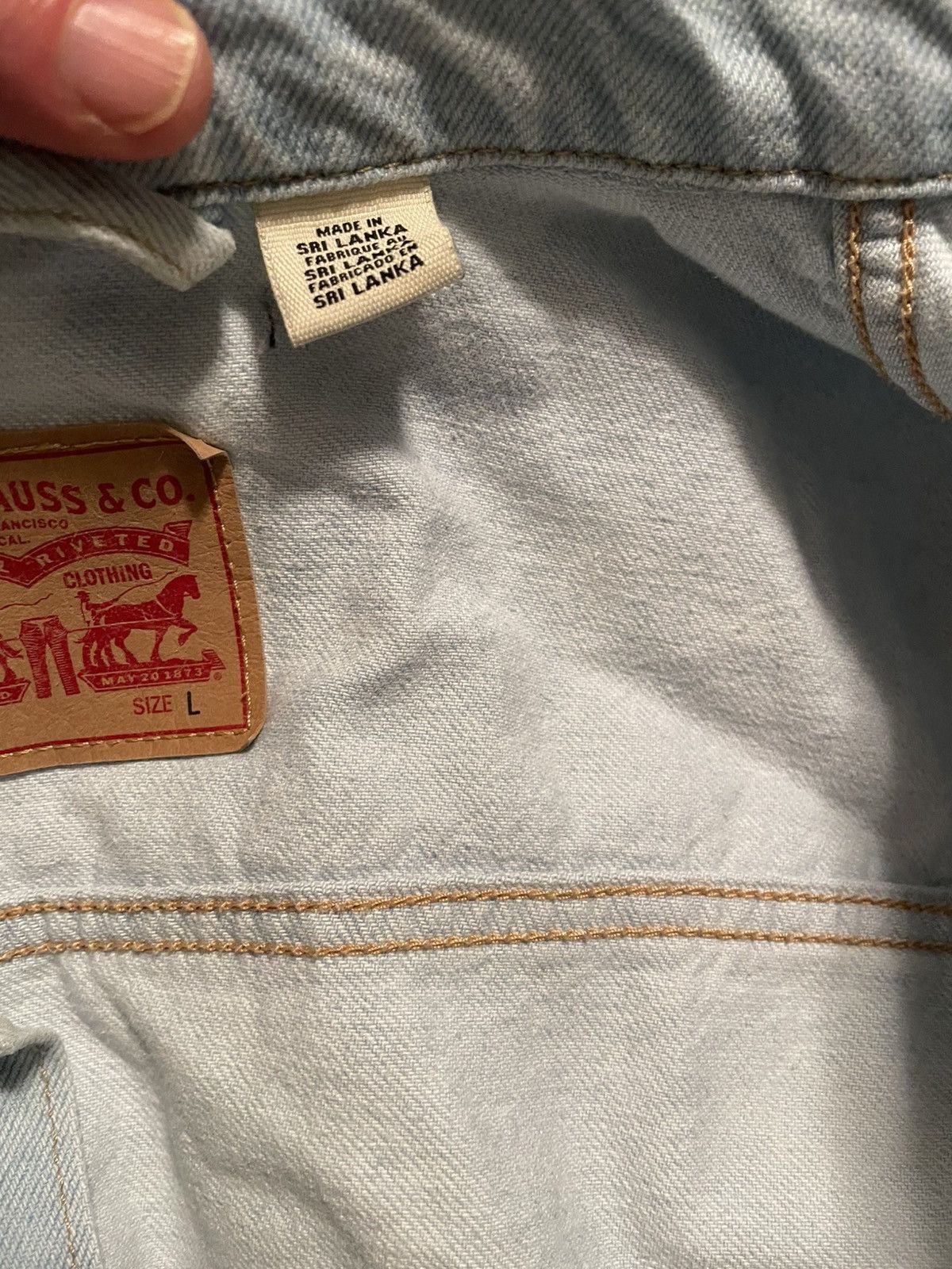 Levi's Demin jacket tye dye Size L / US 10 / IT 46 - 3 Thumbnail