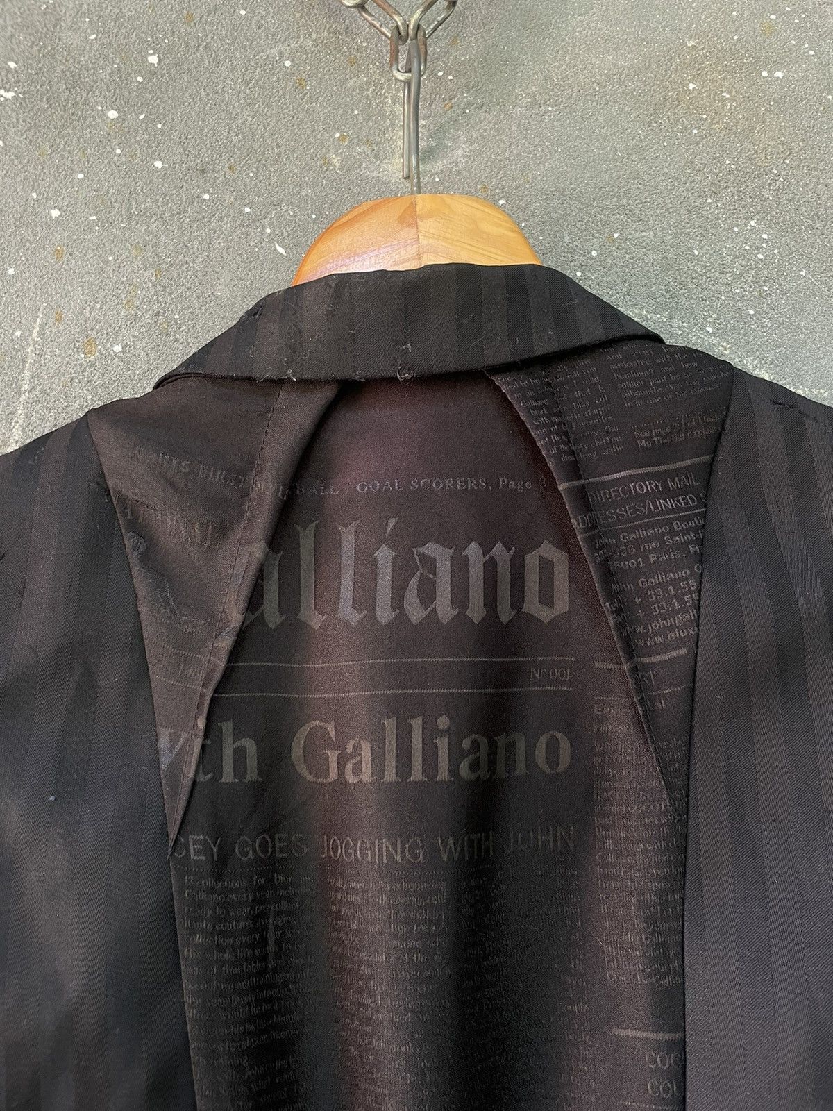 John Galliano Vintage Galliano by John Galliano Seditionaries Vest Wool Size XS / US 0-2 / IT 36-38 - 5 Thumbnail