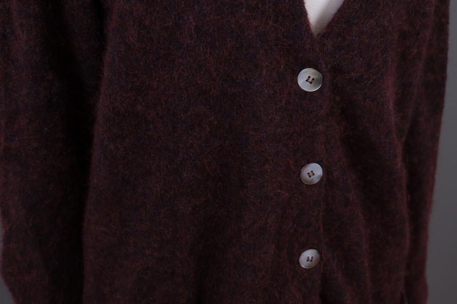 Bellerose Bellerosa Brown Wool Knit Cardigan Sweater Size 2 / M Size XS / US 0-2 / IT 36-38 - 9 Thumbnail