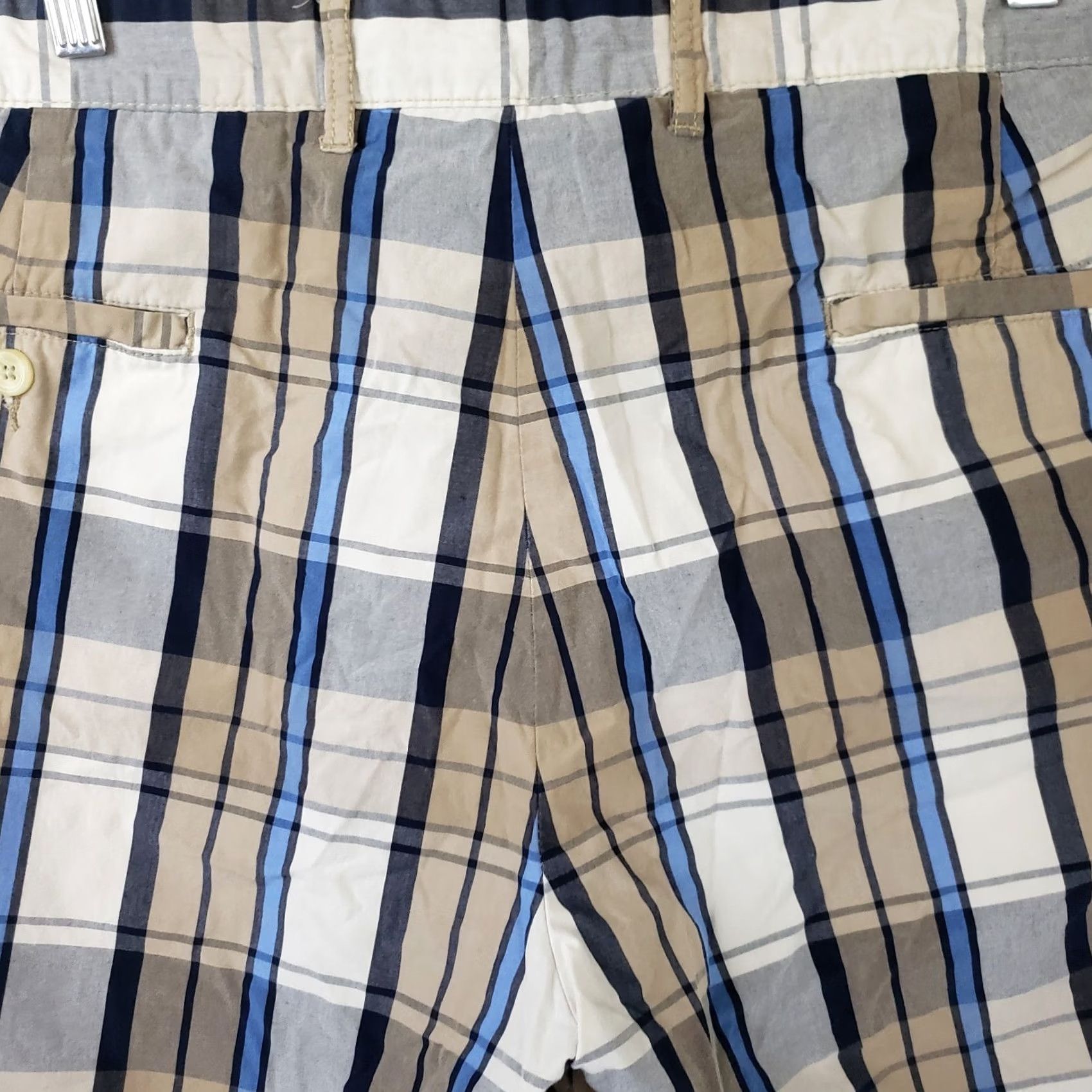 Bills Khakis Bills Khakis Men's 38 Khaki Navy Black & White Plaid Cotton Shorts Size US 38 / EU 54 - 7 Thumbnail